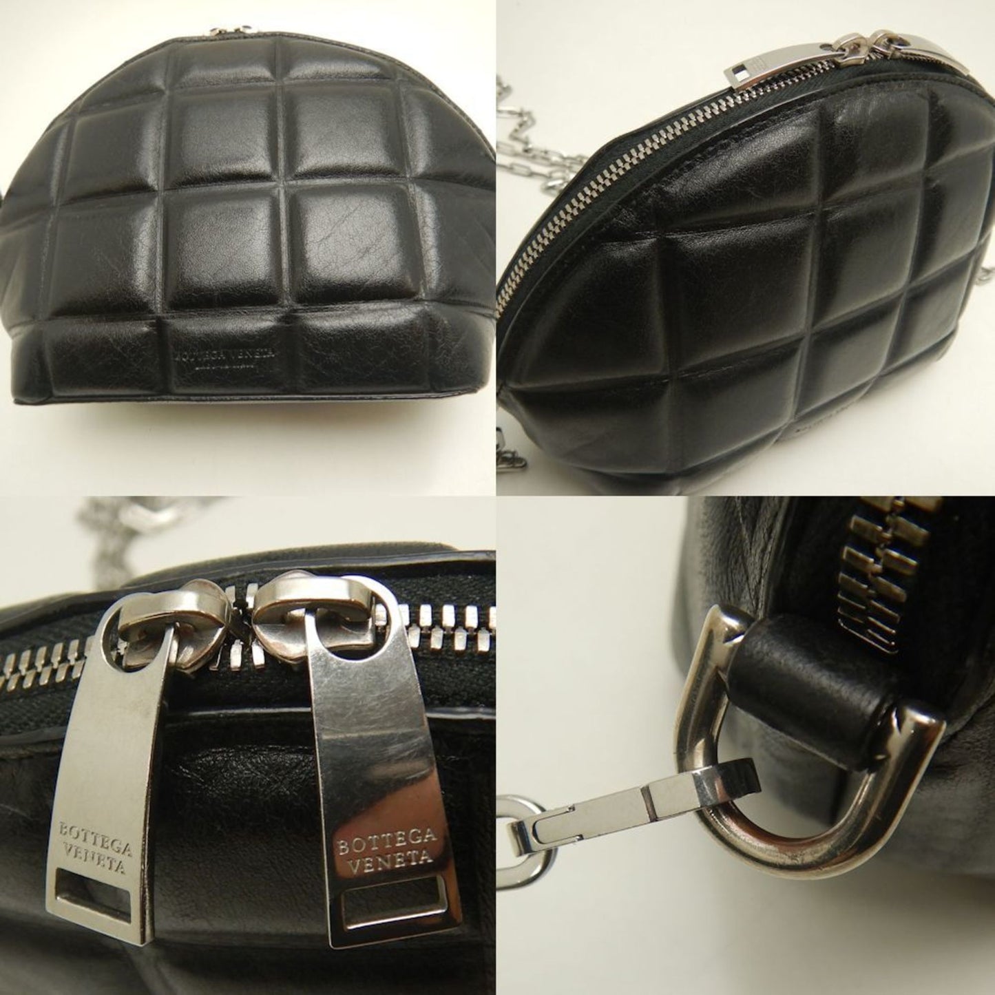 Bottega Veneta Veneta, Black, Leather, shoulder