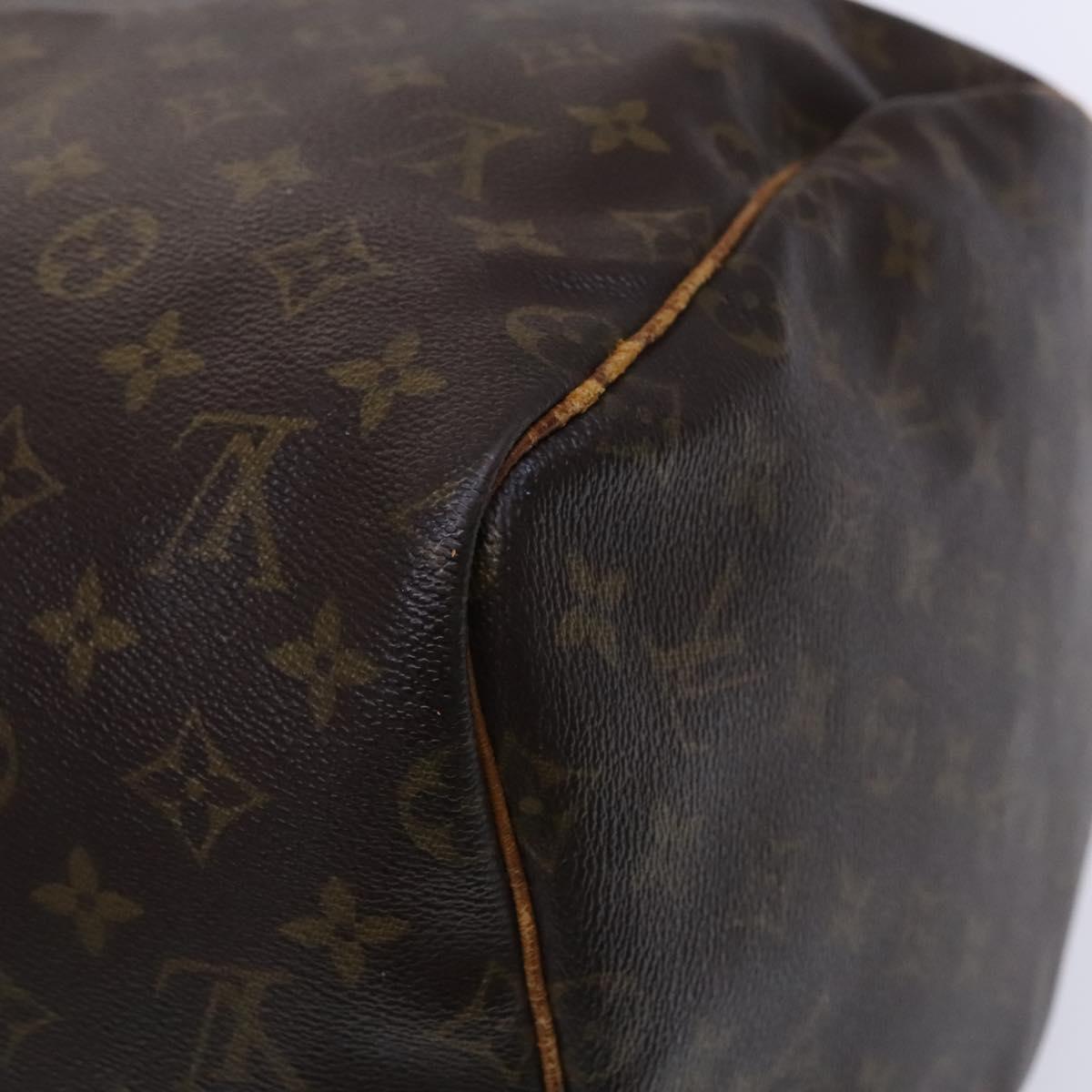 Louis Vuitton Keepall 55, Brown, Canvas, travel