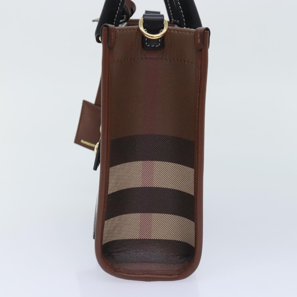Burberry Freya, Brown, Leather, handbag