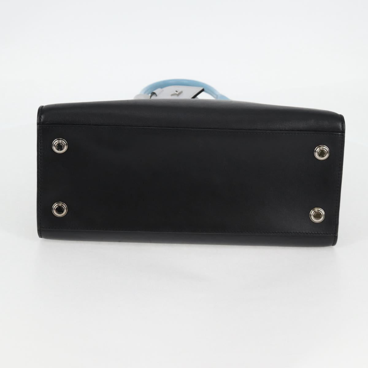 Louis Vuitton Steamer, Black, Leather, handbag