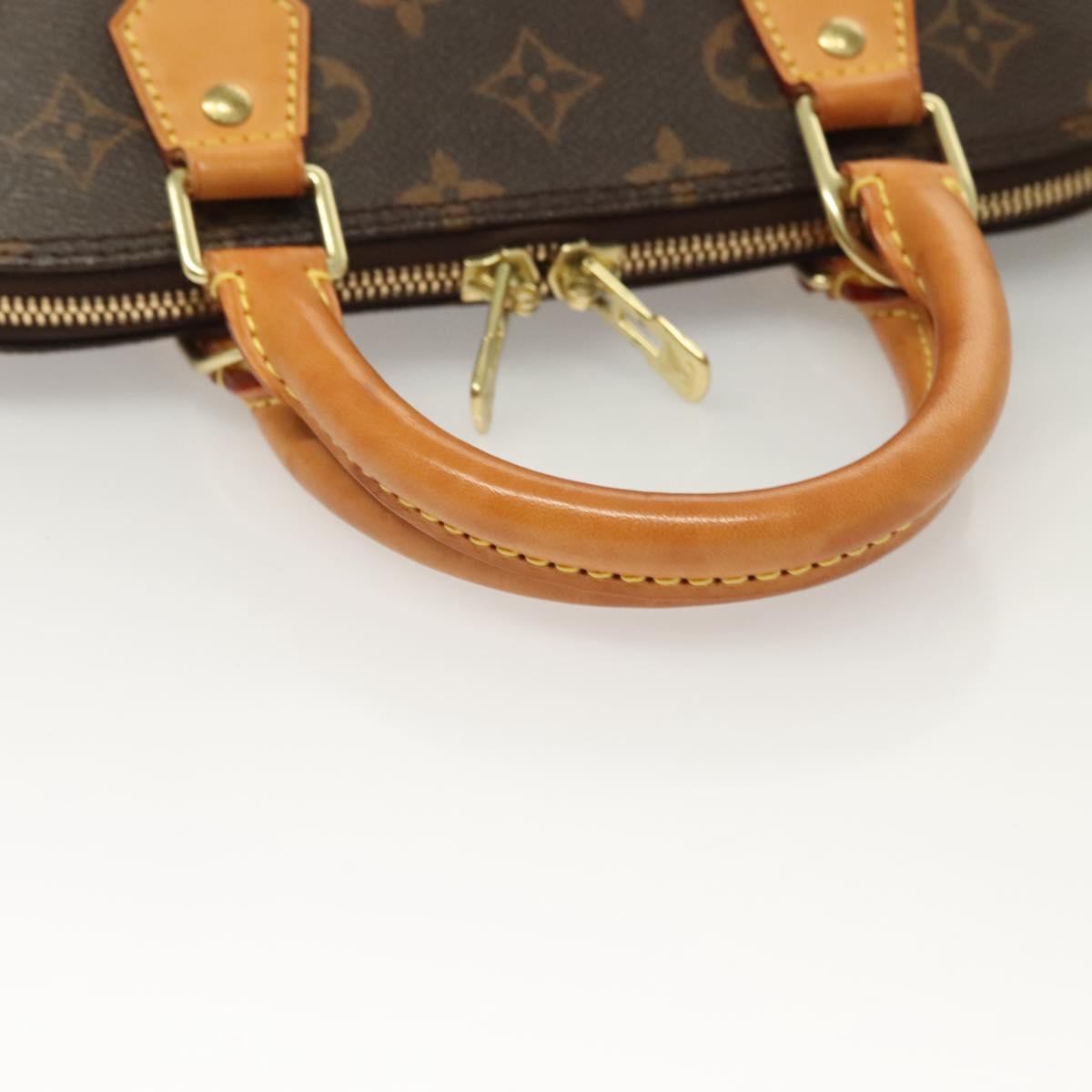 Louis Vuitton Alma, Brown, Canvas, handbag