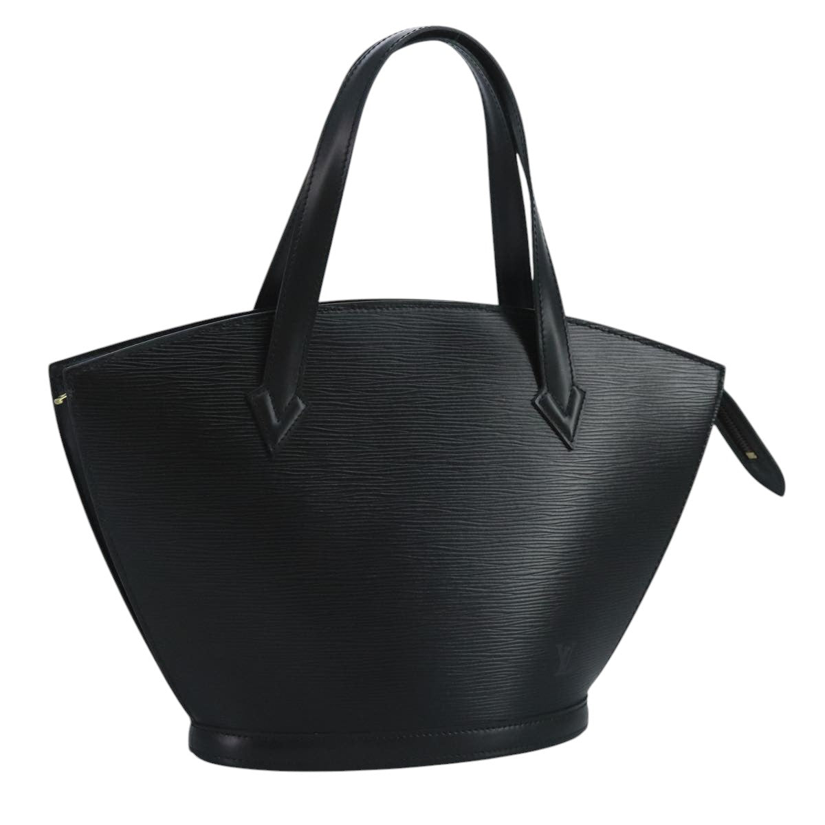 Louis Vuitton Saint Jacques, Black, Leather, handbag