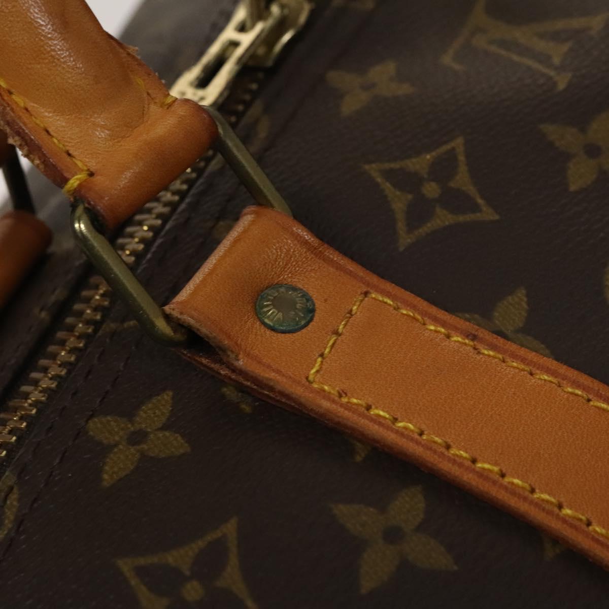 Louis Vuitton Keepall 60, Brown, Canvas, travel