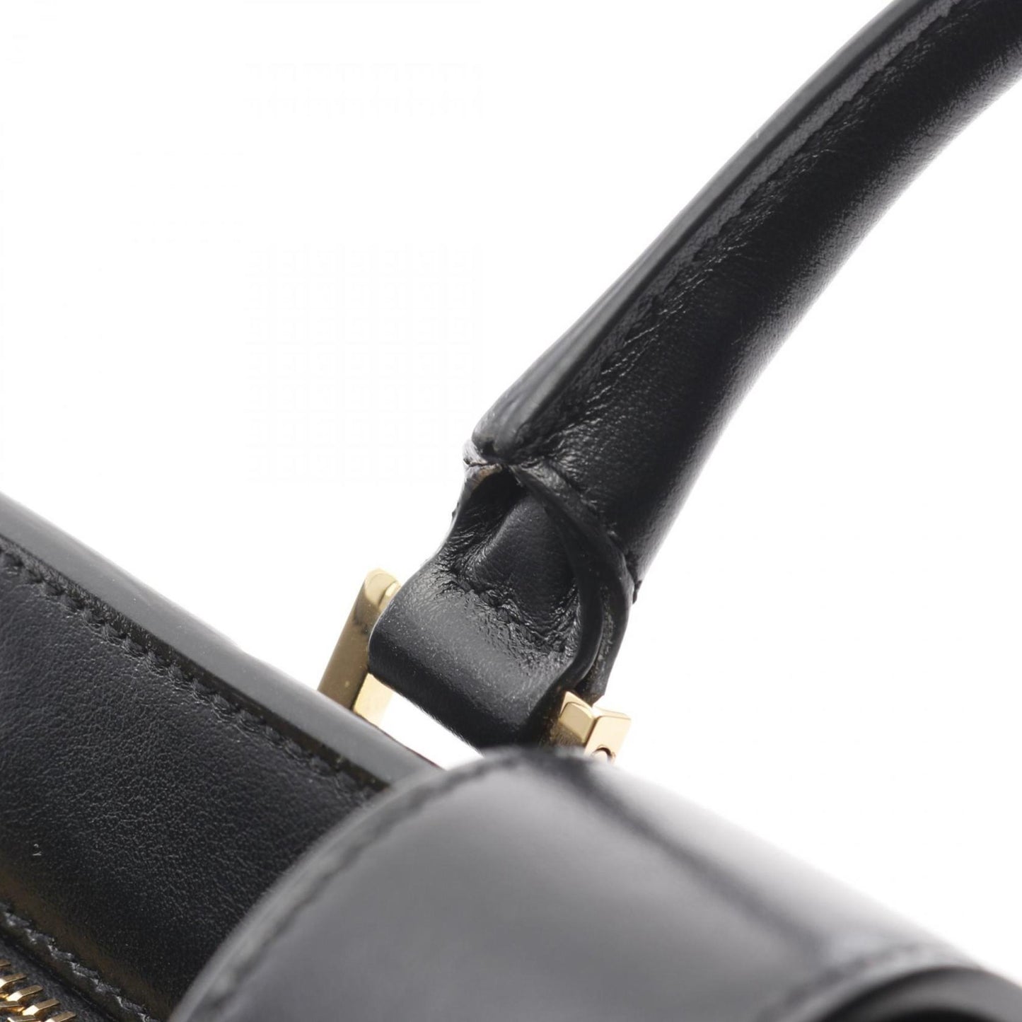 Saint Laurent Baby Cabas, Black, Leather, handbag