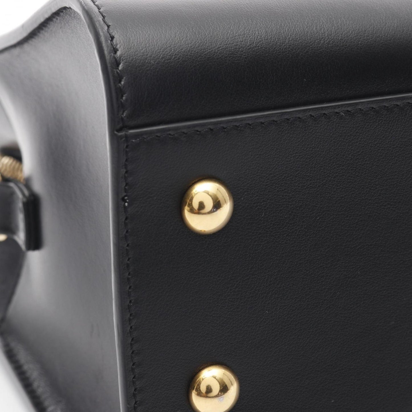 Saint Laurent Baby Cabas, Black, Leather, handbag