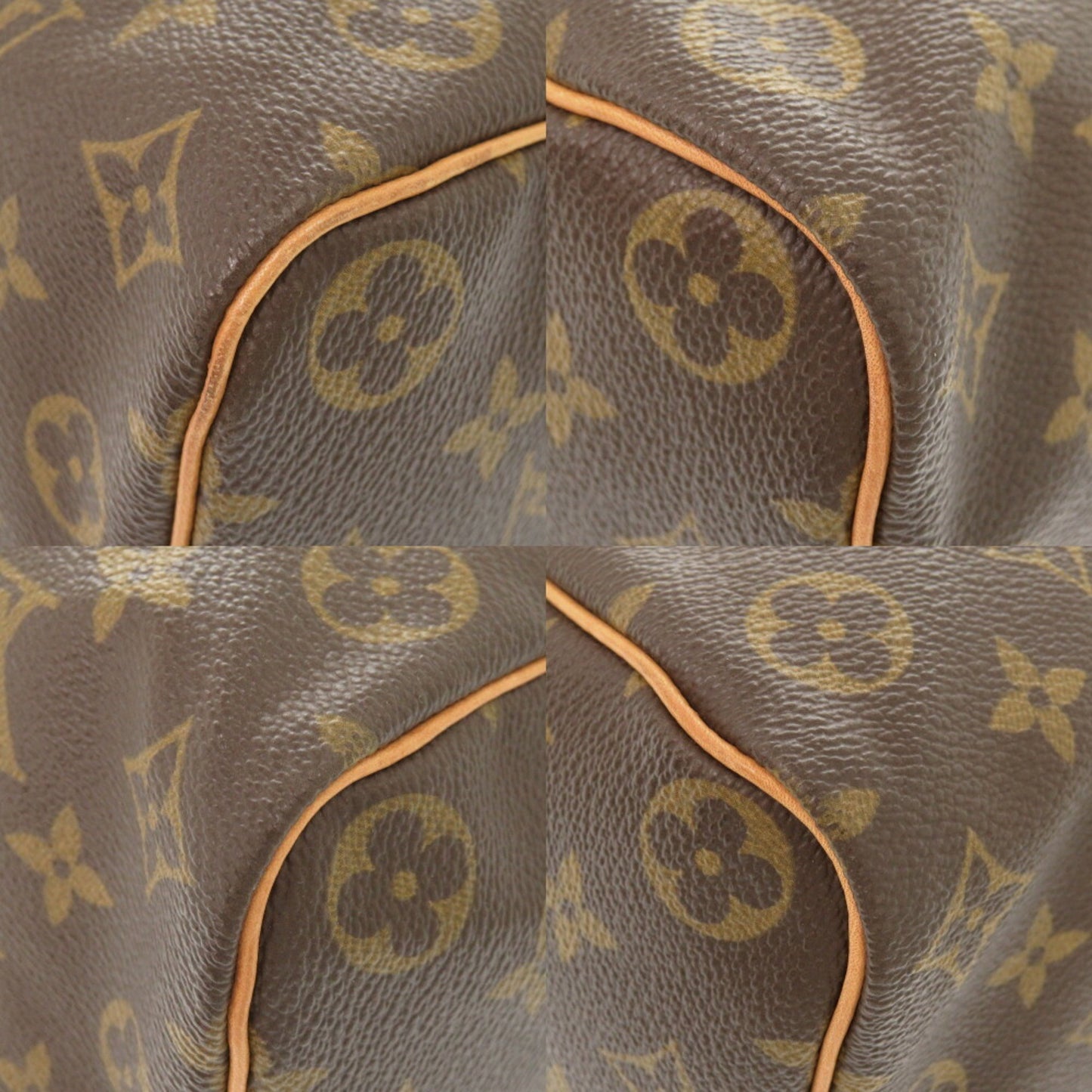 Louis Vuitton Speedy 35, Brown, Canvas, handbag