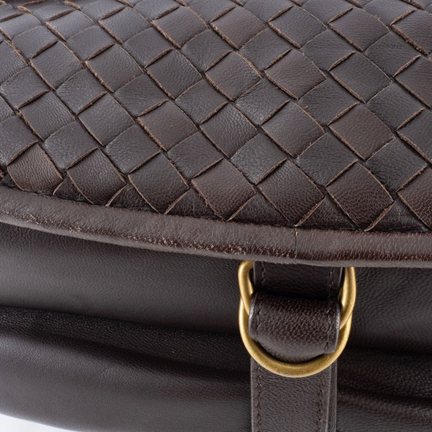 Bottega Veneta Intrecciato, Brown, Leather, shoulder