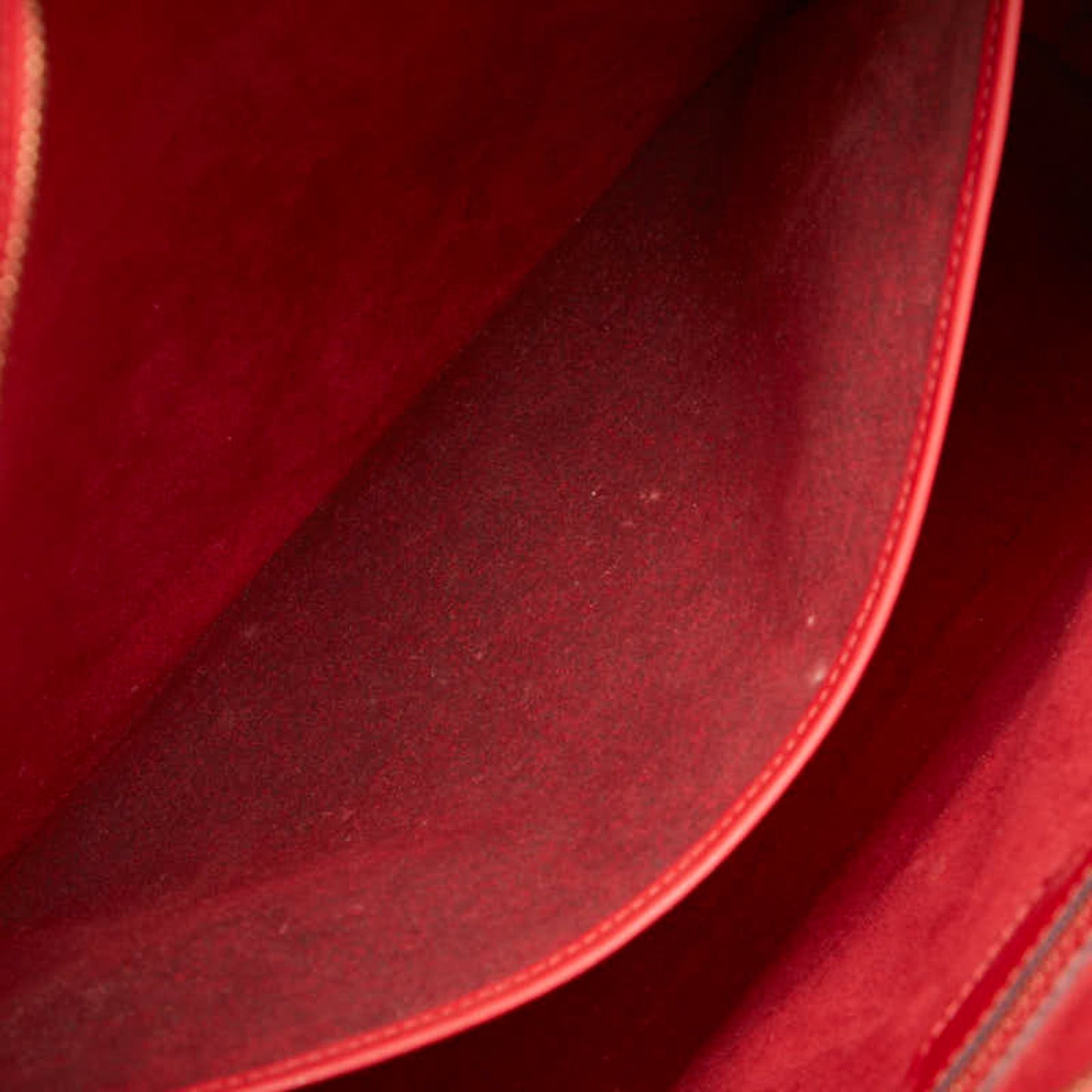 Louis Vuitton Lussac, Red, Leather, tote