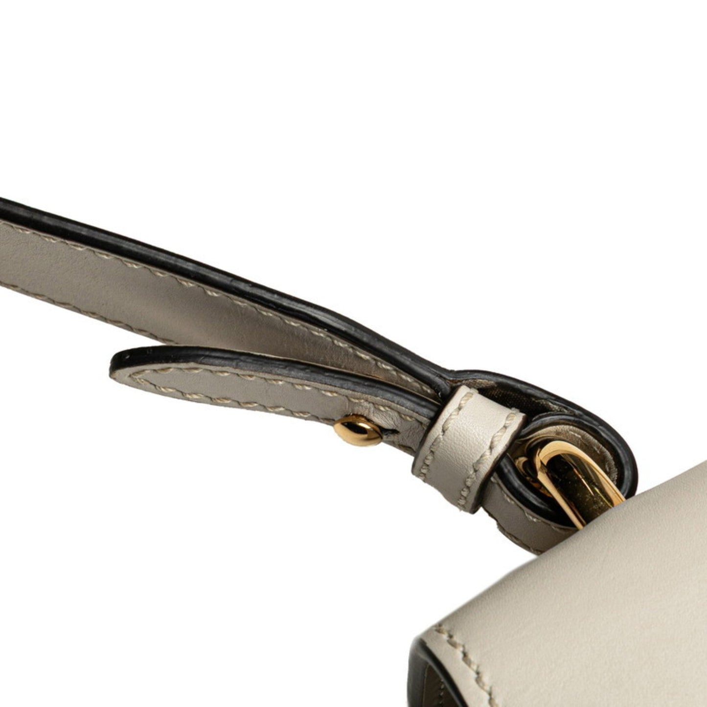 Gucci Sylvie, White, Leather, handbag