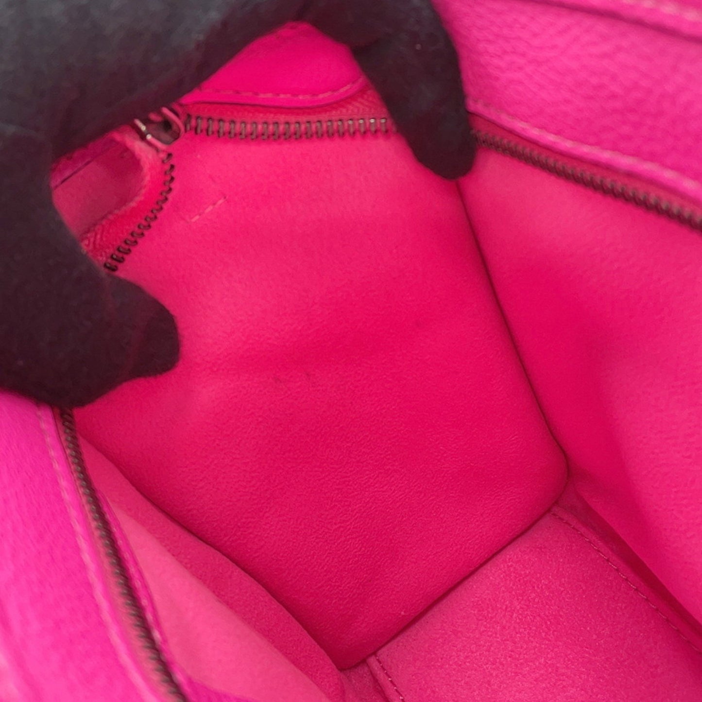 Céline Luggage, Pink, Leather, handbag