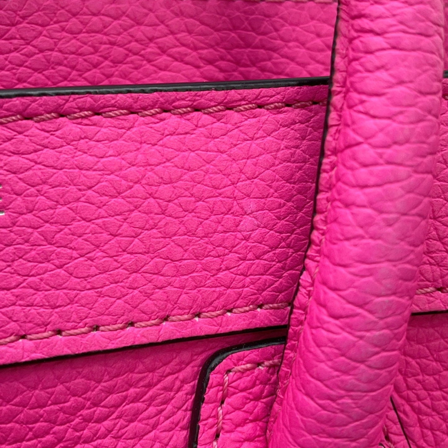 Céline Luggage, Pink, Leather, handbag