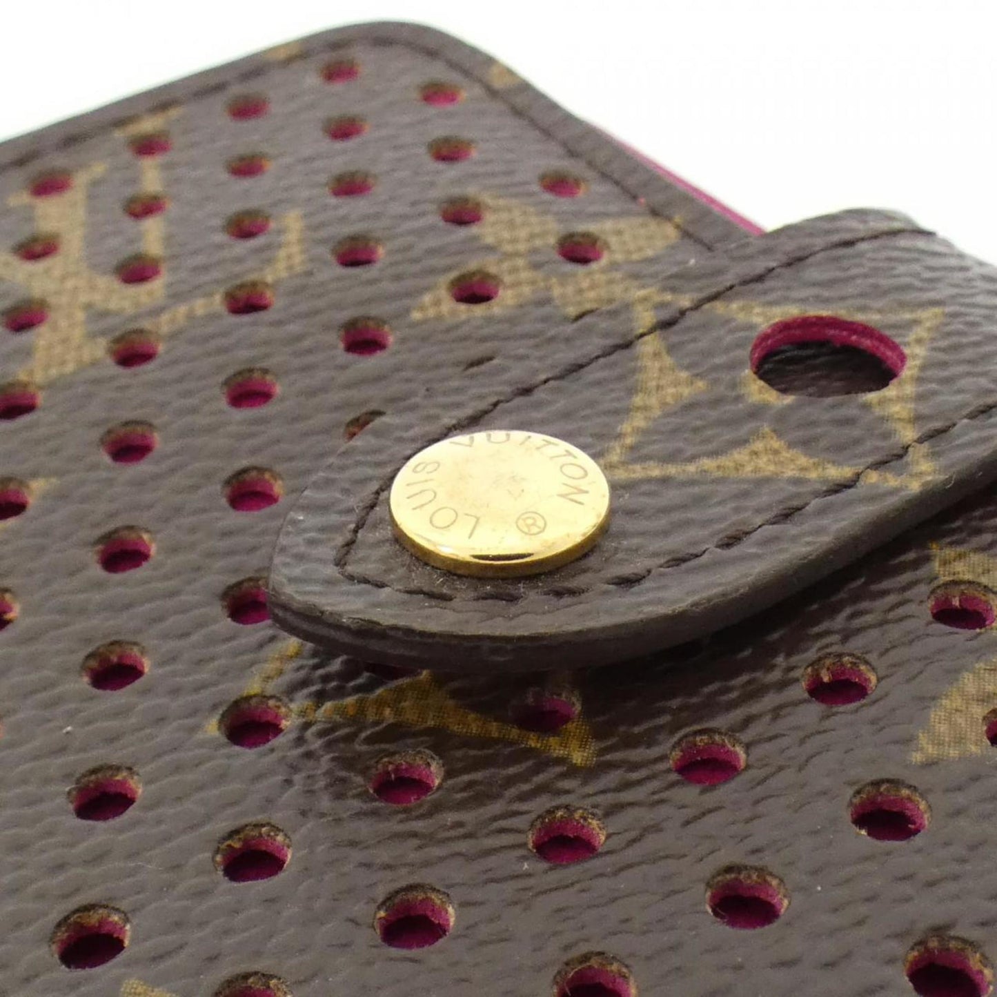 Louis Vuitton Compact zip, Brown, Canvas, wallet
