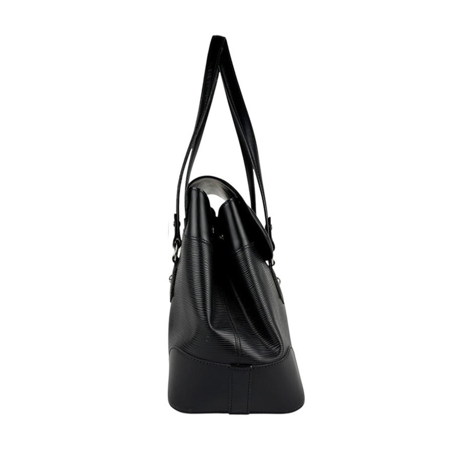 Louis Vuitton Bagatelle, Black, Leather, shoulder