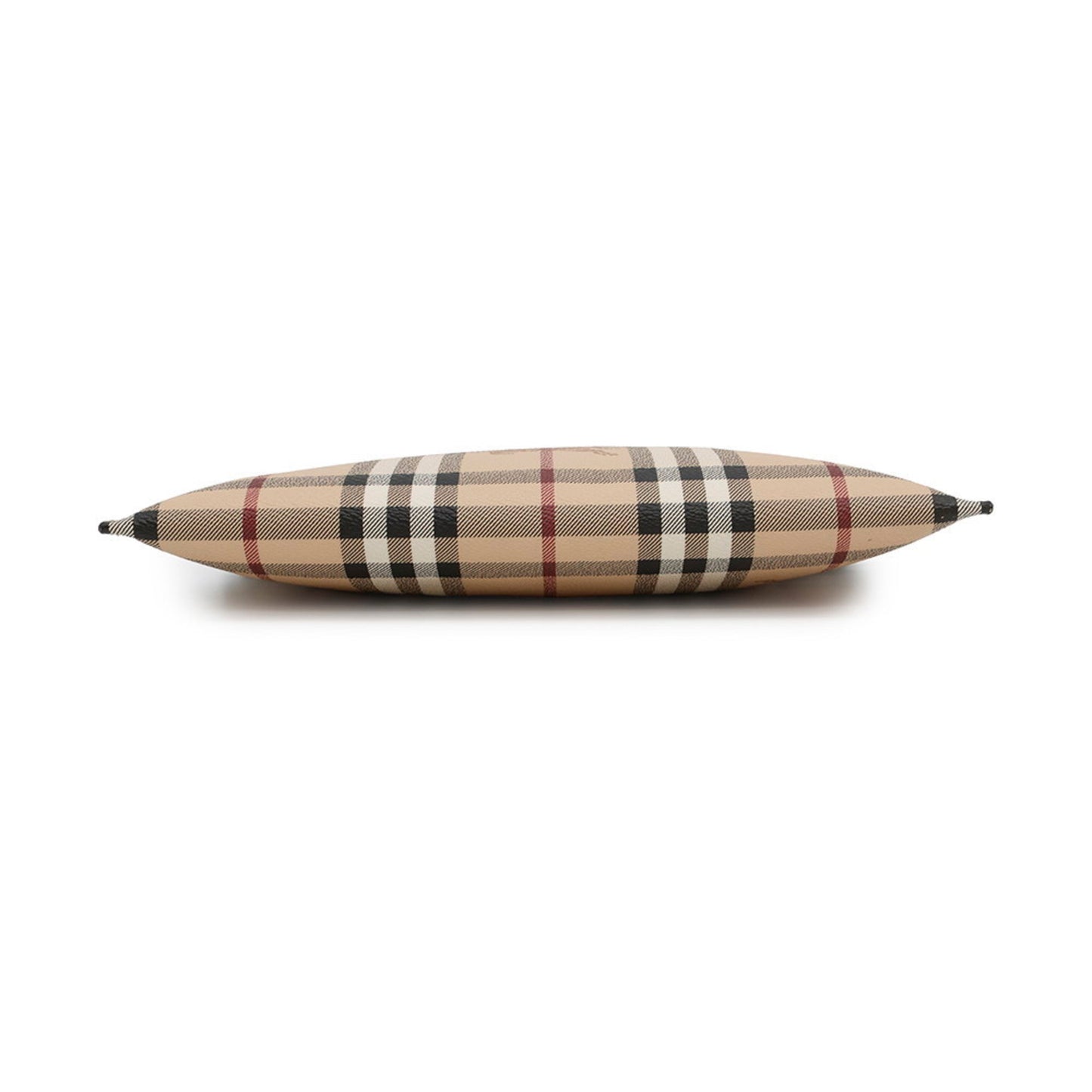 Burberry Haymarket, Beige, Canvas, clutch