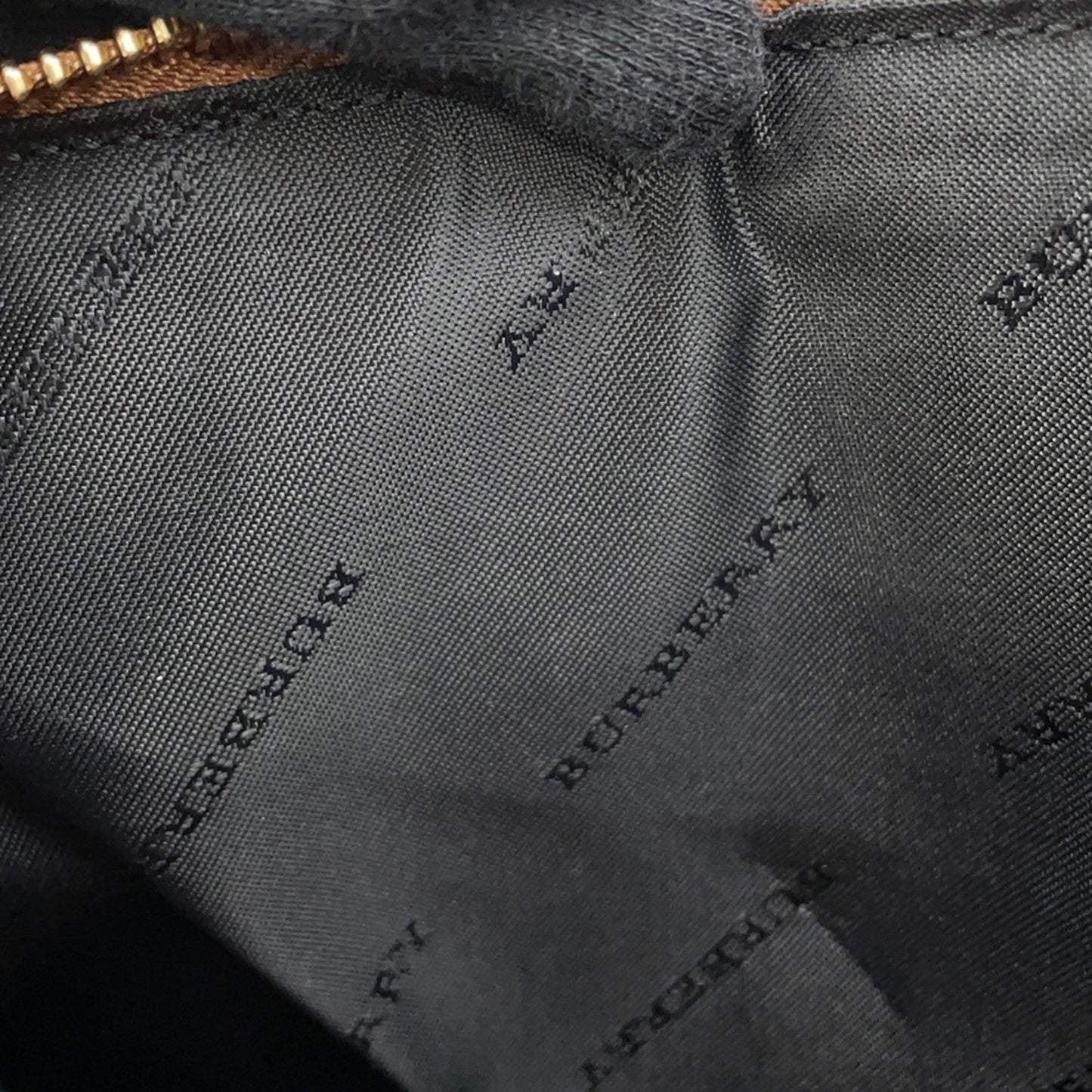 Burberry Haymarket, Beige, Canvas, clutch
