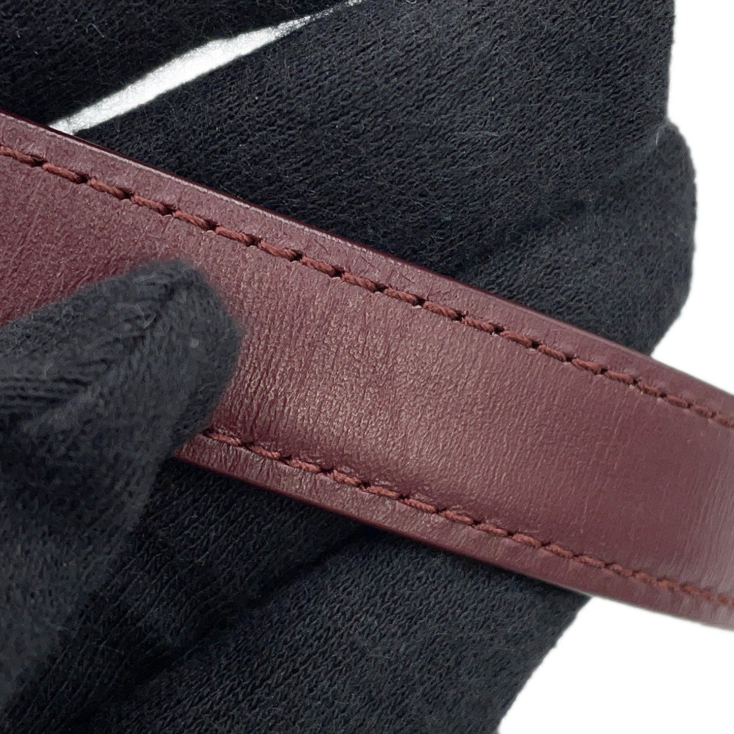Céline Classic, Burgundy, Leather, shoulder