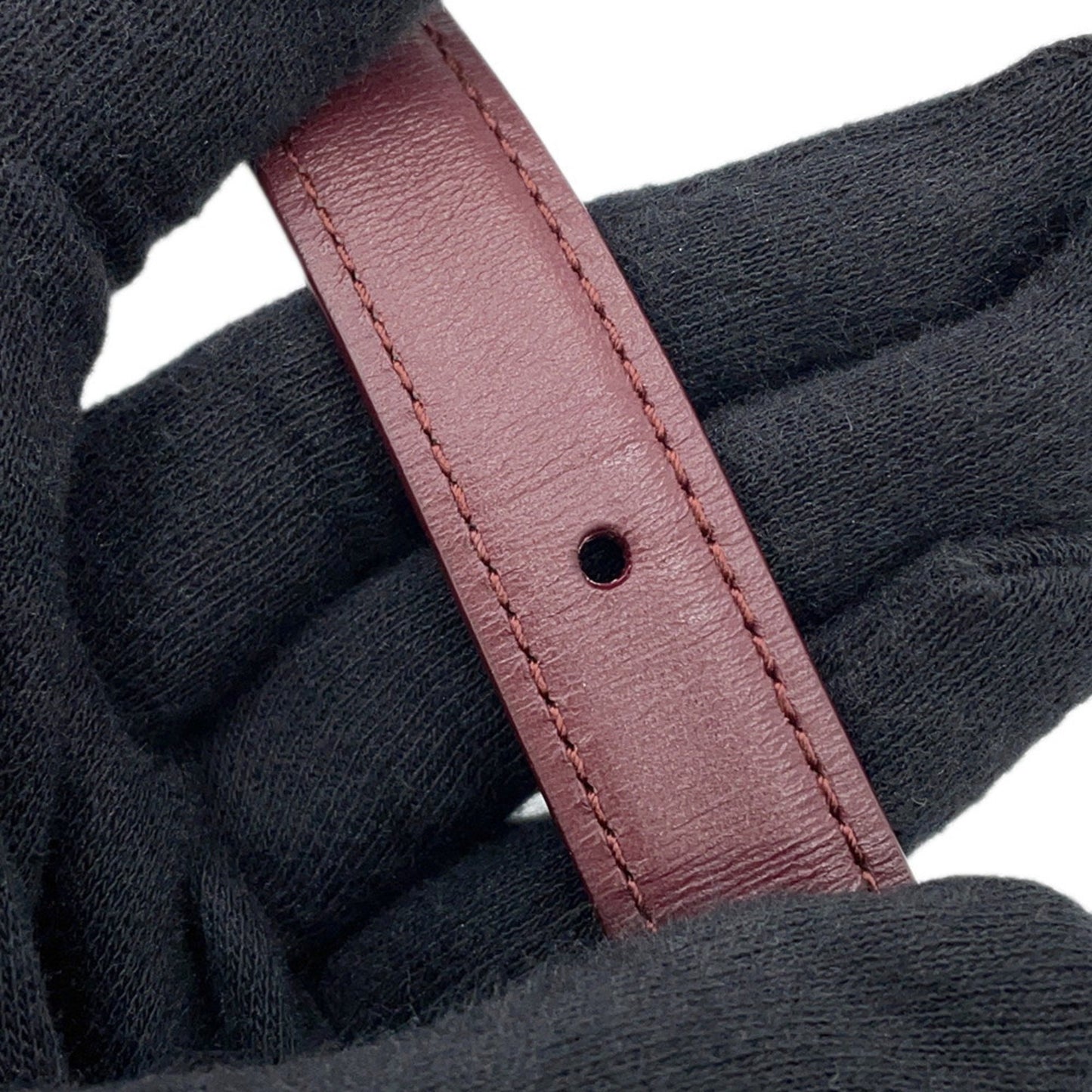 Céline Classic, Burgundy, Leather, shoulder