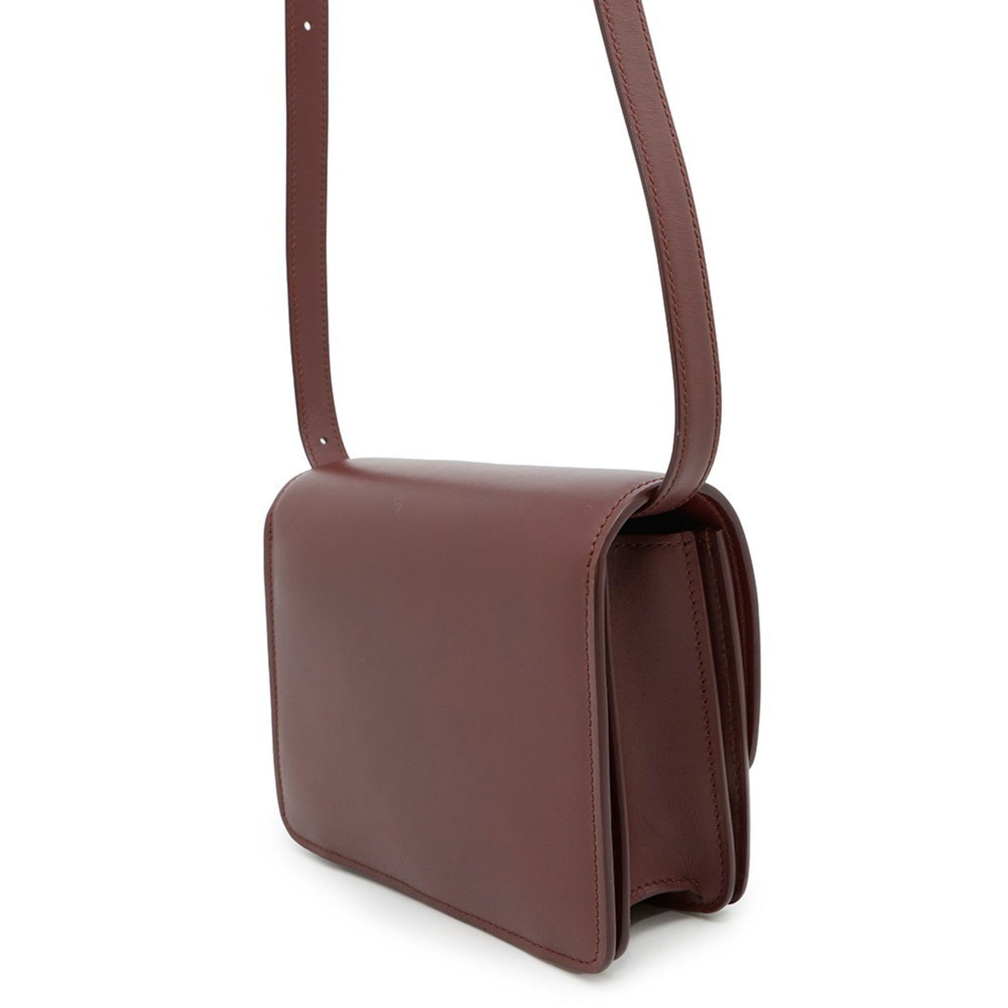 Céline Classic, Burgundy, Leather, shoulder