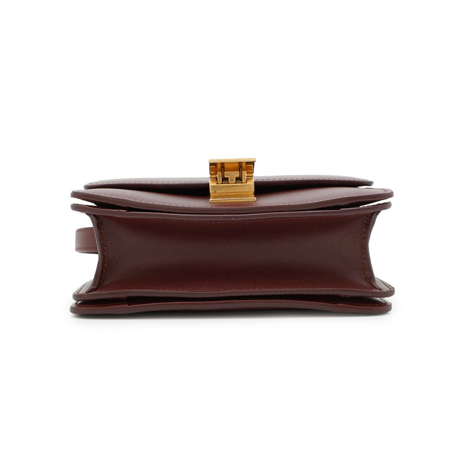Céline Classic, Burgundy, Leather, shoulder