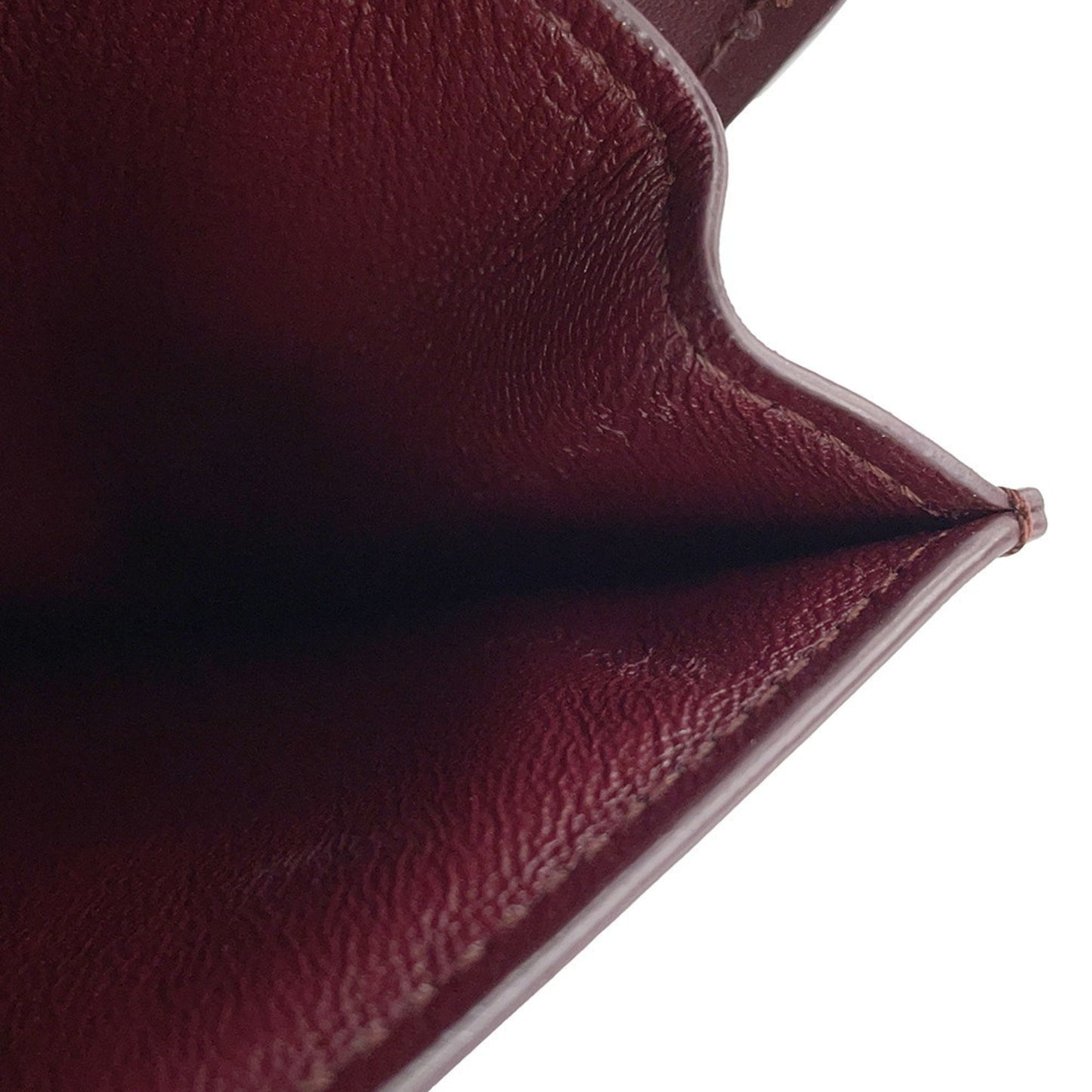 Céline Classic, Burgundy, Leather, shoulder