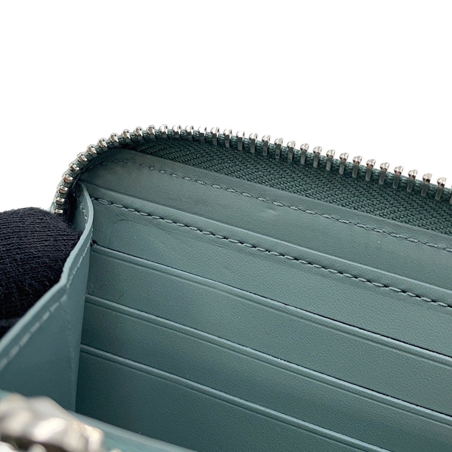 Louis Vuitton Zippy wallet, Turquoise, Leather, wallet