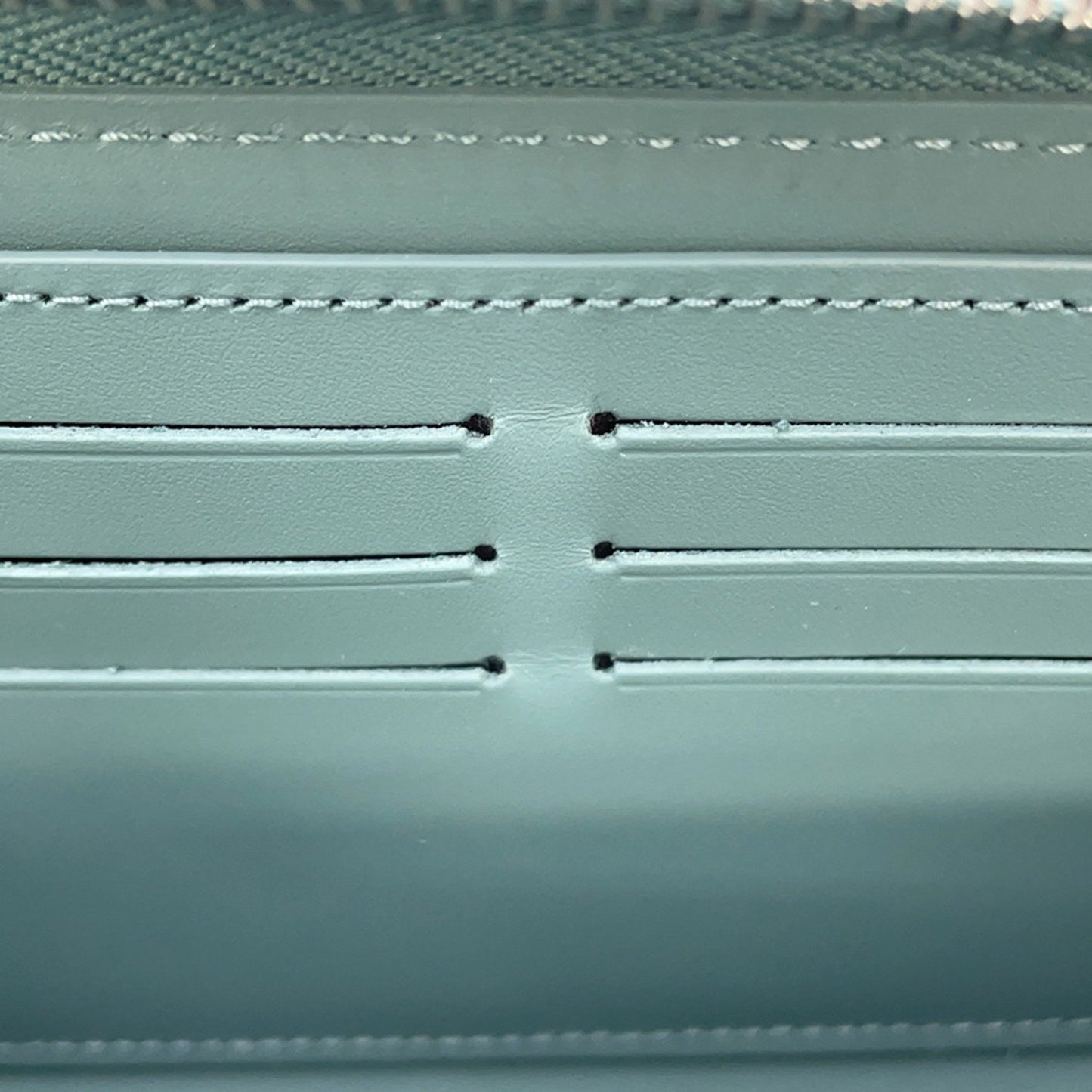 Louis Vuitton Zippy wallet, Turquoise, Leather, wallet