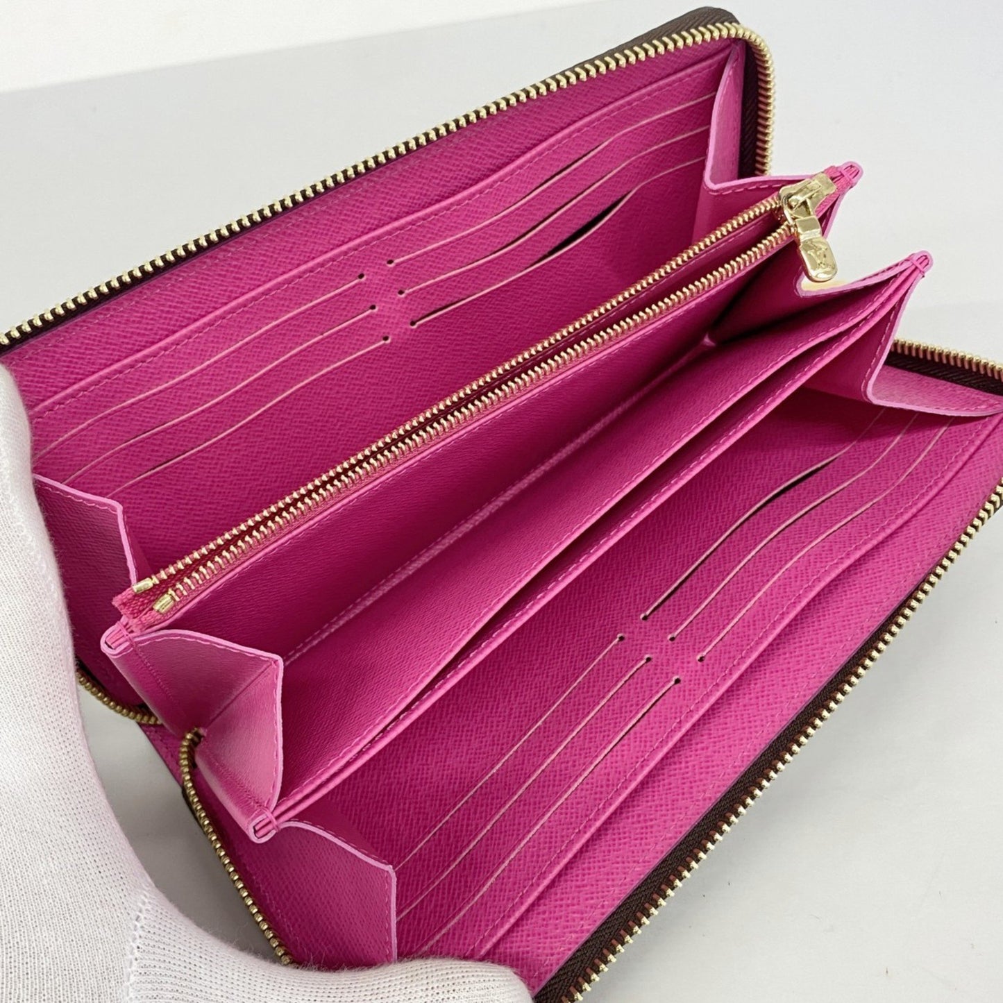 Louis Vuitton Zippy wallet, Brown, Canvas, wallet