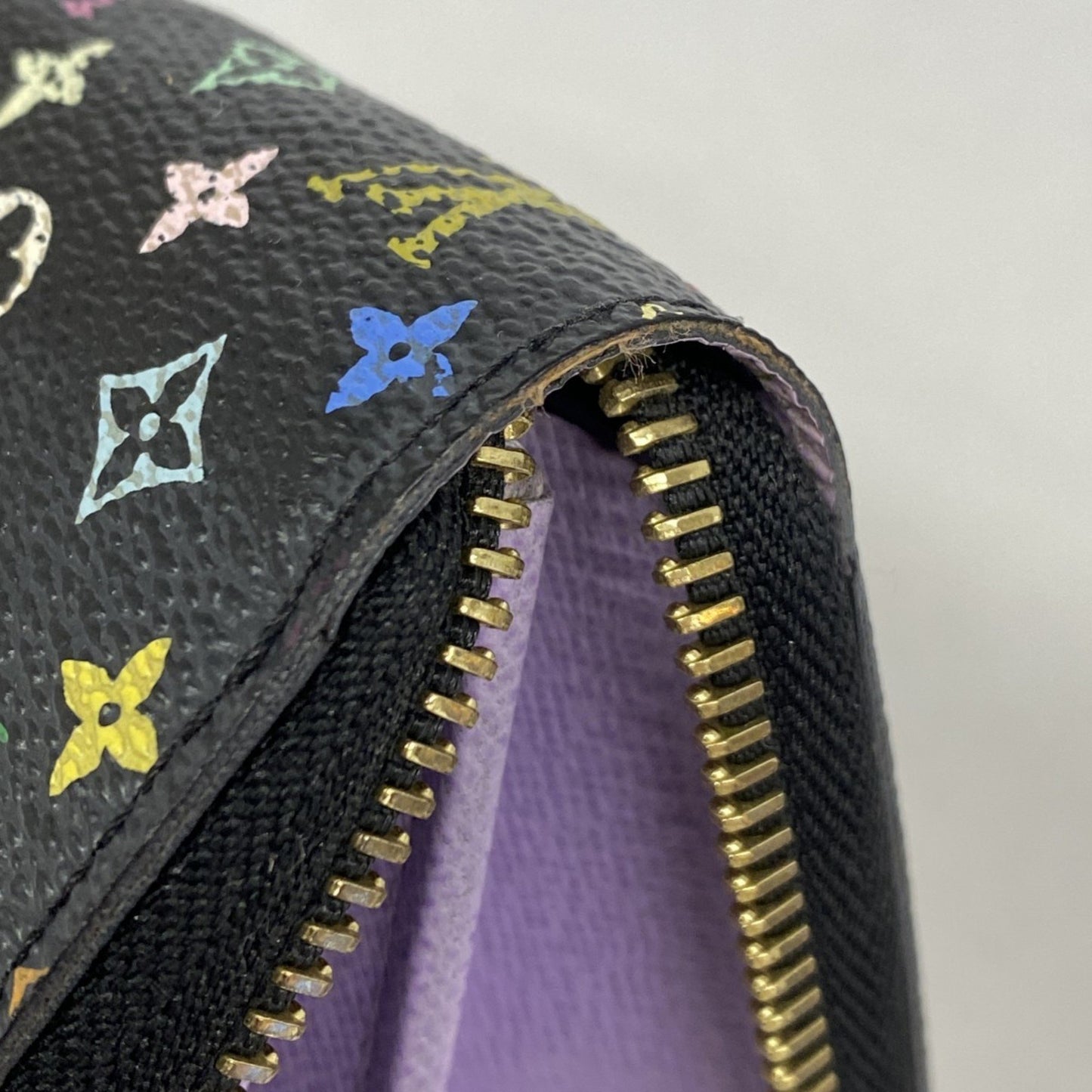 Louis Vuitton Zippy wallet, Black, Canvas, wallet