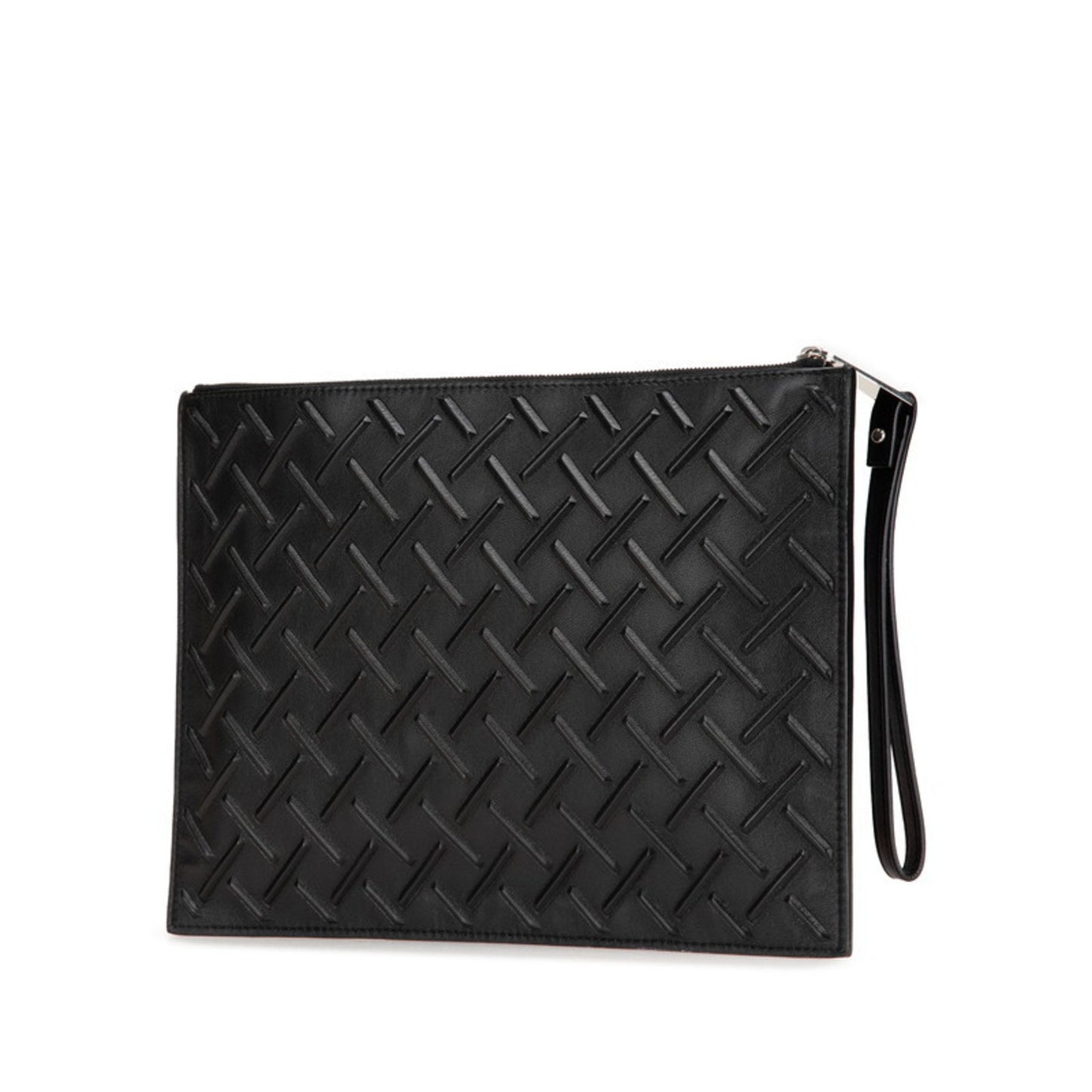 Bottega Veneta Veneta, Black, Leather, clutch