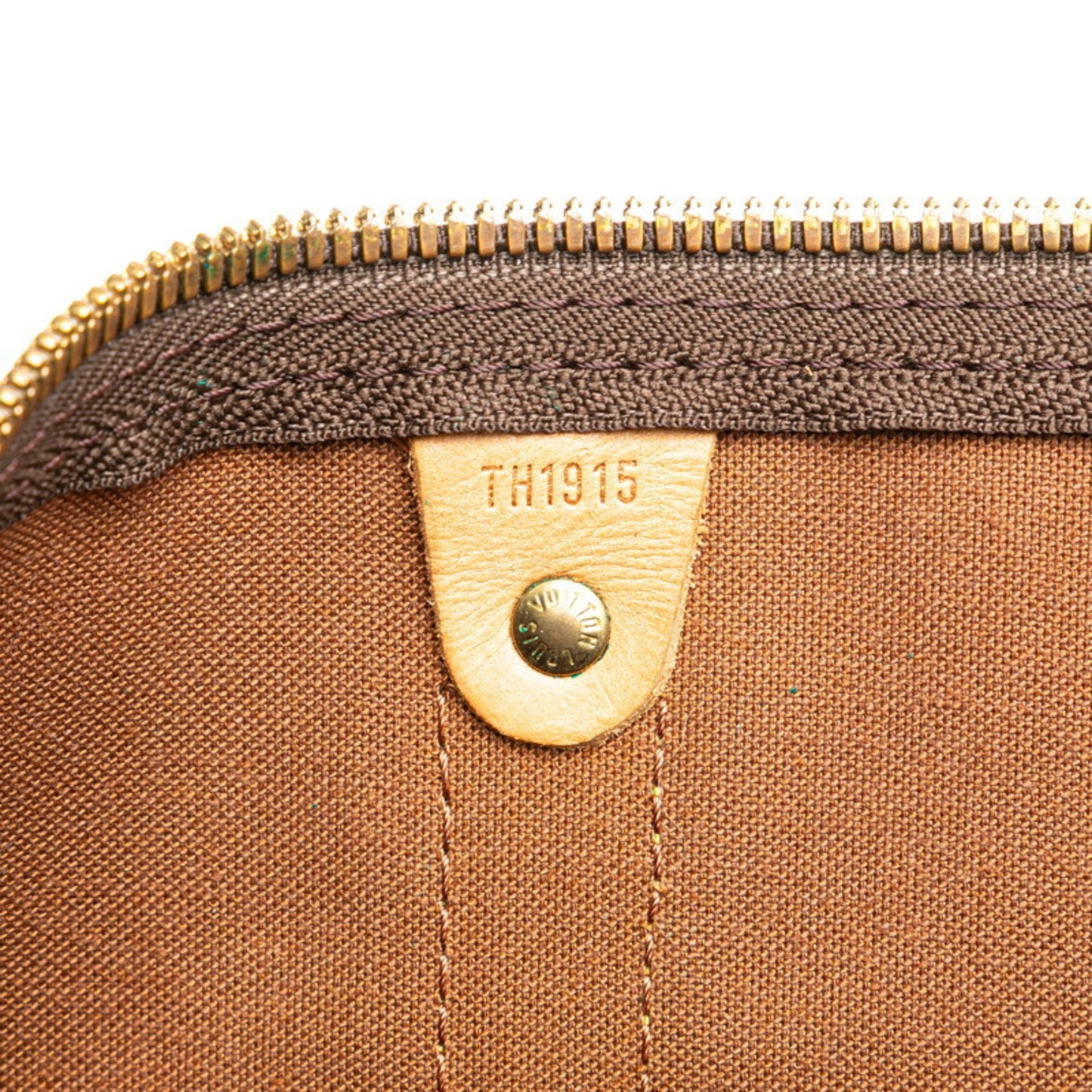 Louis Vuitton Keepall Bandouliere 55, Brown, Canvas, travel