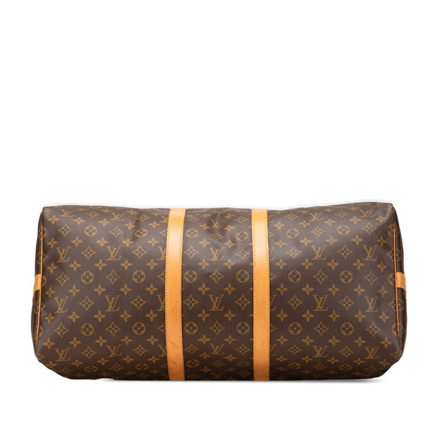 Louis Vuitton Keepall Bandouliere 55, Brown, Canvas, travel