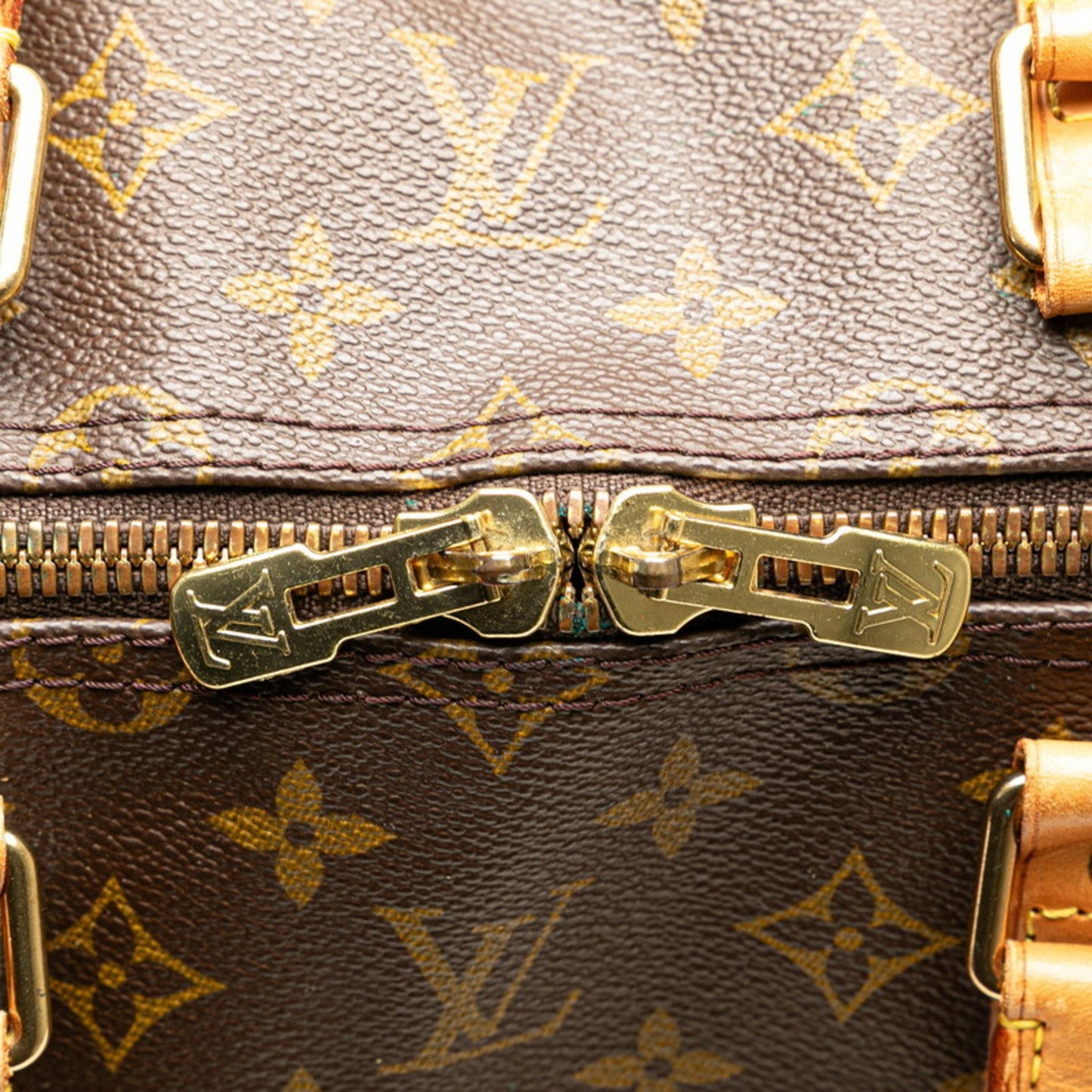 Louis Vuitton Keepall Bandouliere 55, Brown, Canvas, travel