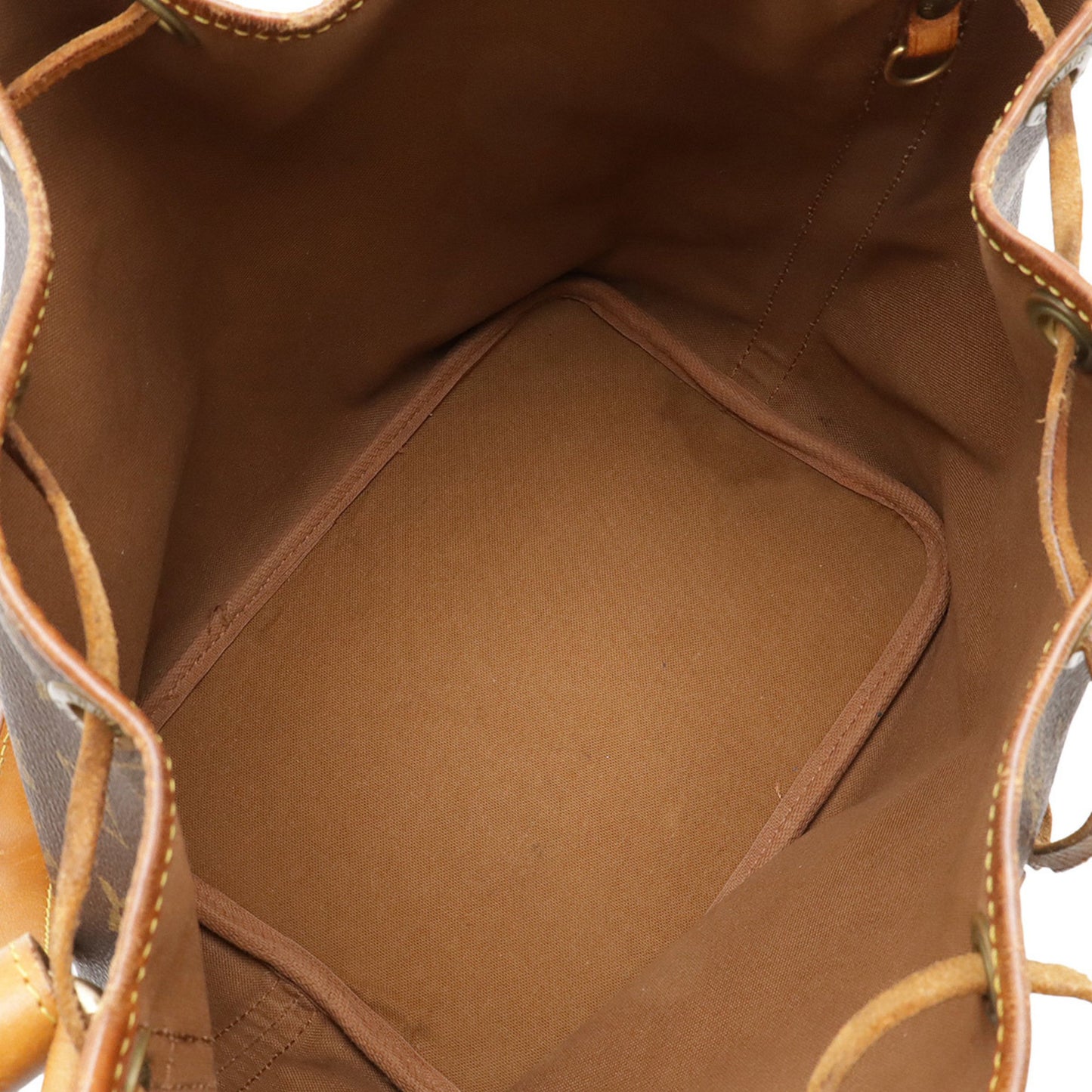 Louis Vuitton Petit Noé, Brown, Canvas, shoulder