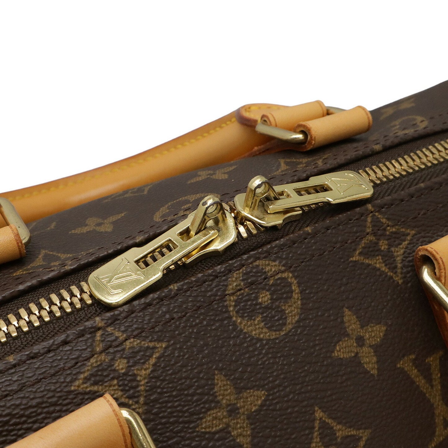 Louis Vuitton Keepall 45, Brown, Canvas, travel