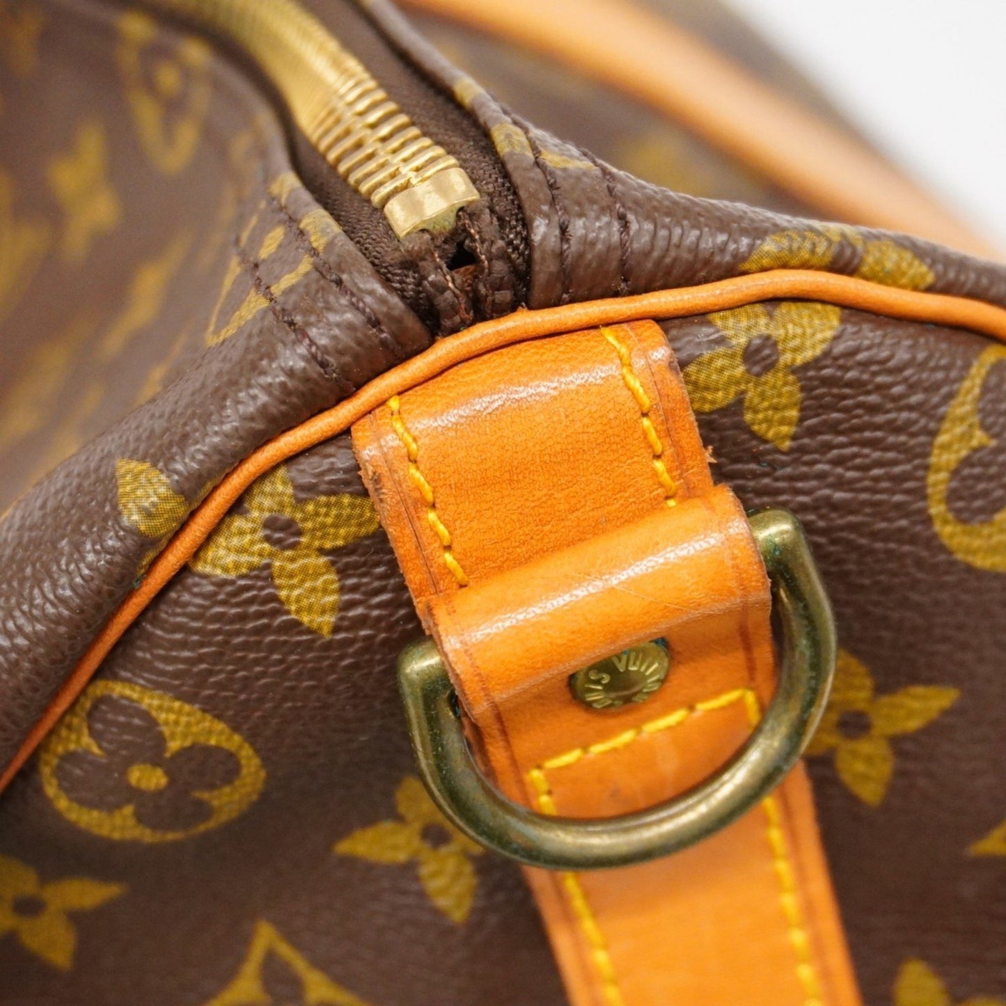 Louis Vuitton Keepall 50, Brown, Canvas, travel
