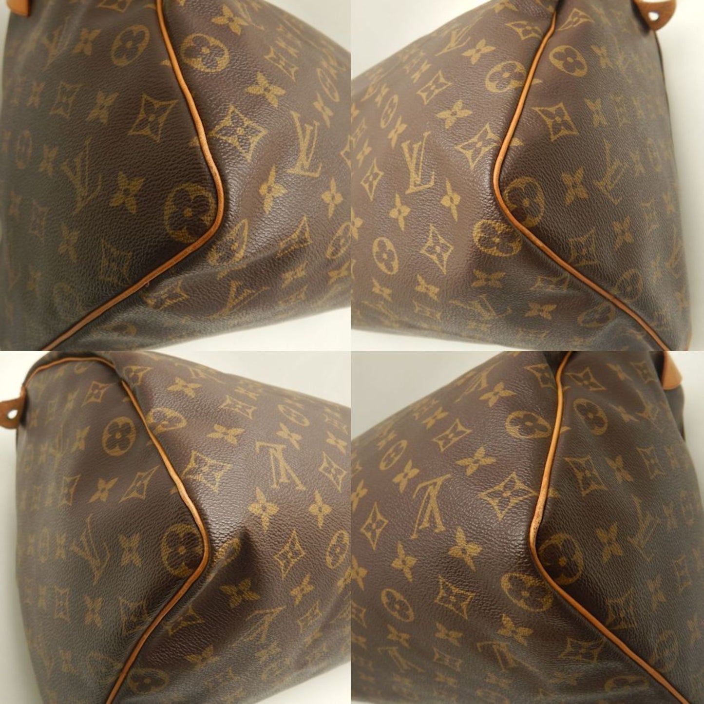 Louis Vuitton Speedy 40, Brown, Canvas, travel