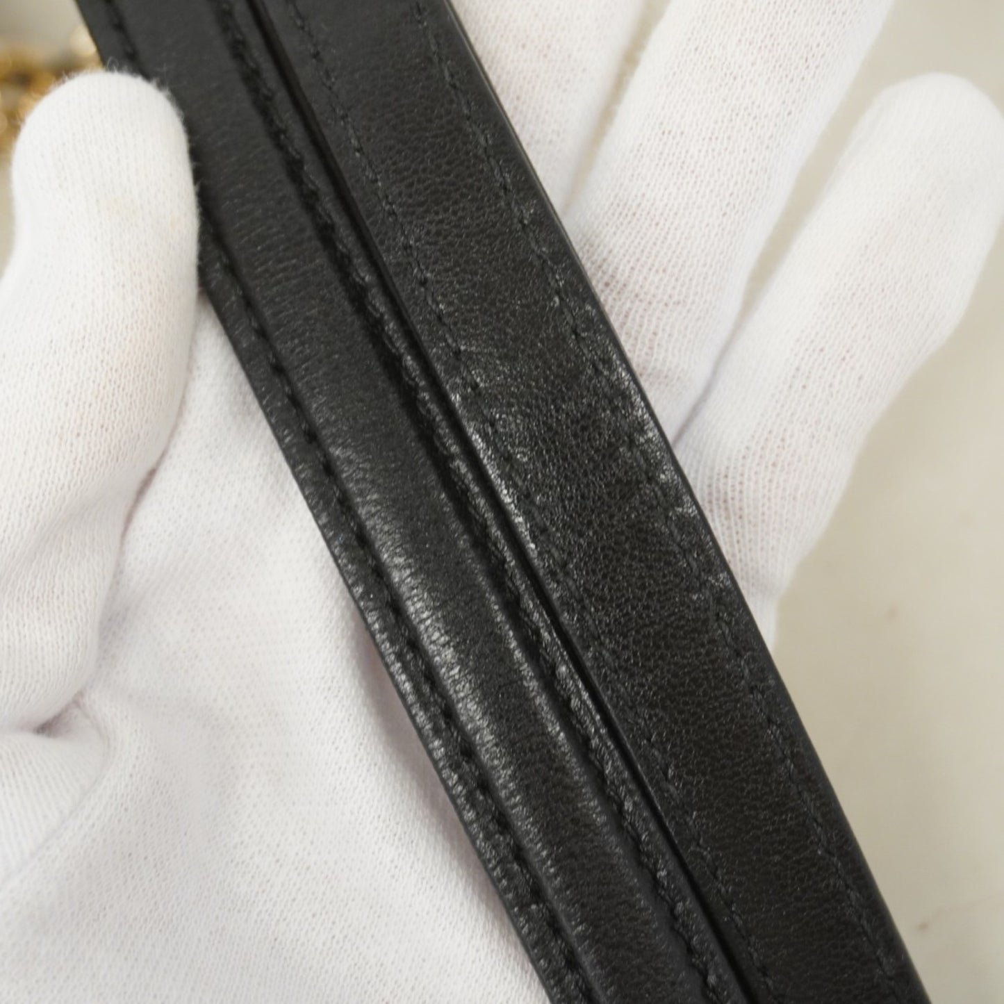 Gucci Marmont, Black, Leather, shoulder