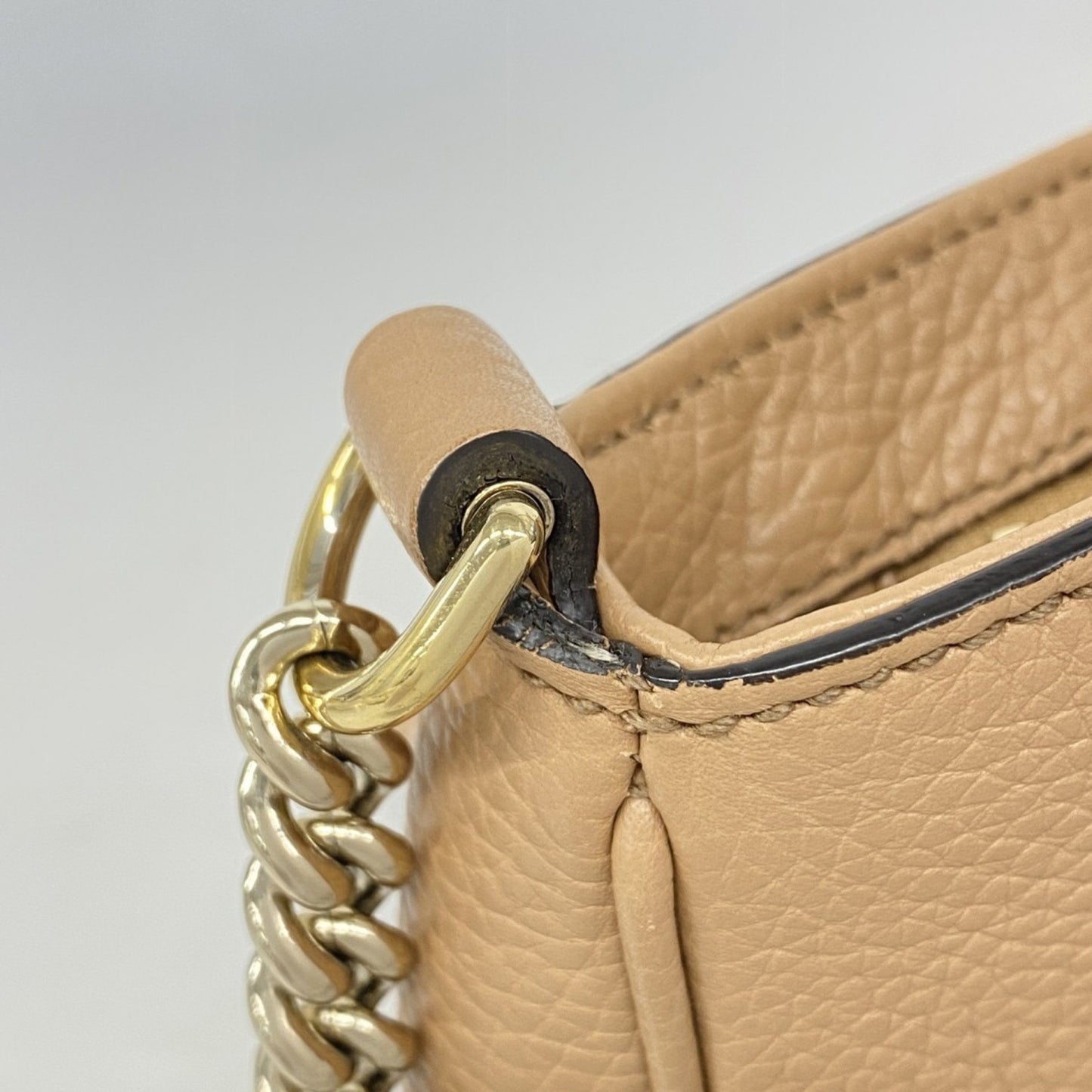 Gucci Soho, Brown, Leather, shoulder