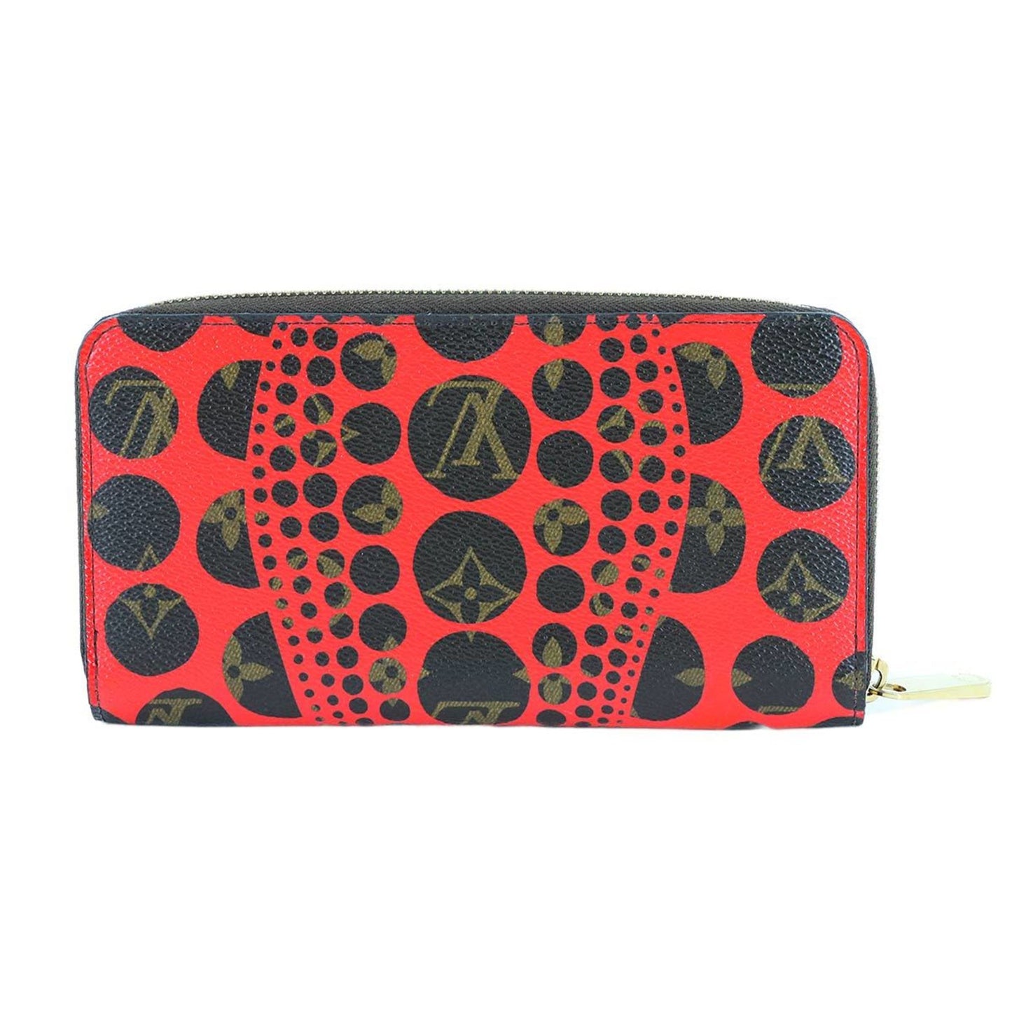 Louis Vuitton Zippy wallet, Red, Canvas, wallet