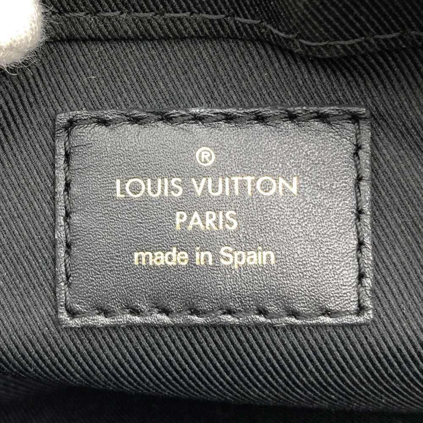Louis Vuitton Saintonge, Brown, Canvas, shoulder