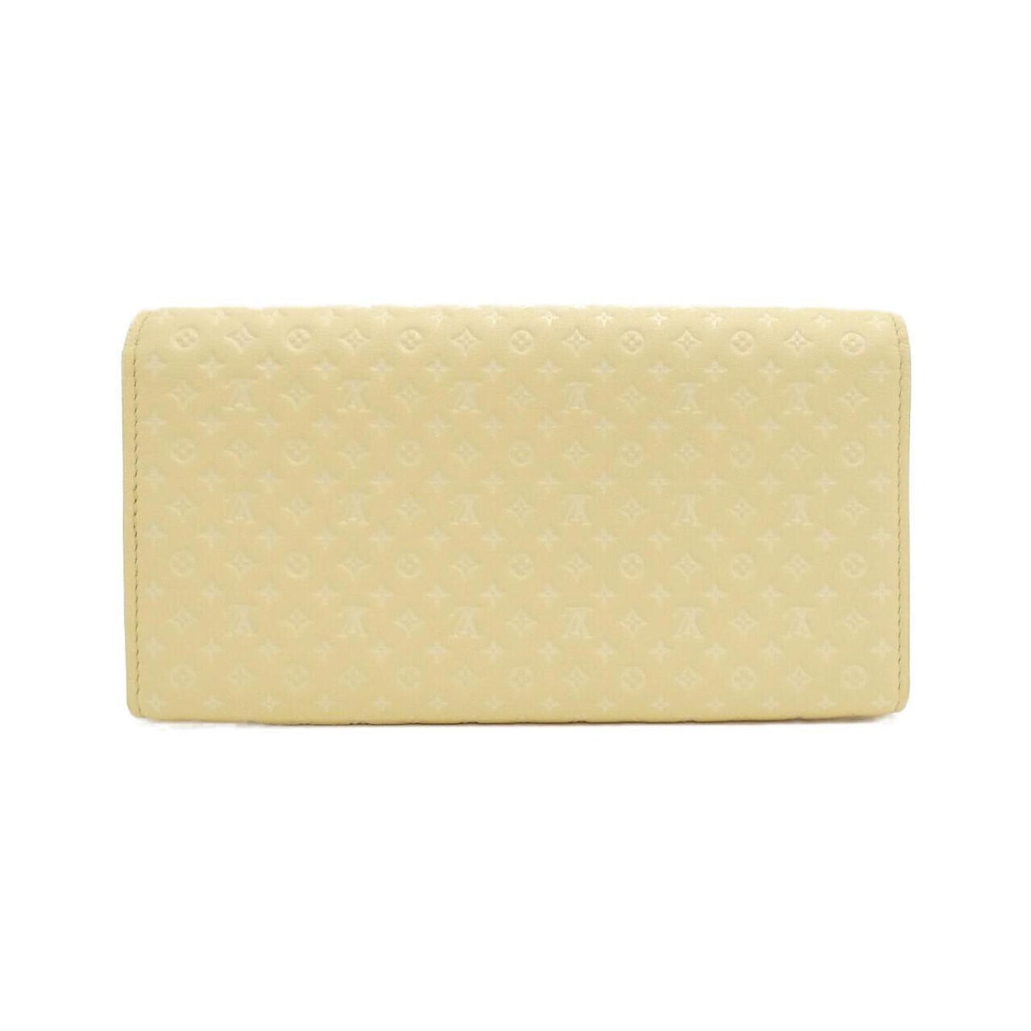 Louis Vuitton Sarah, Yellow, Leather, wallet