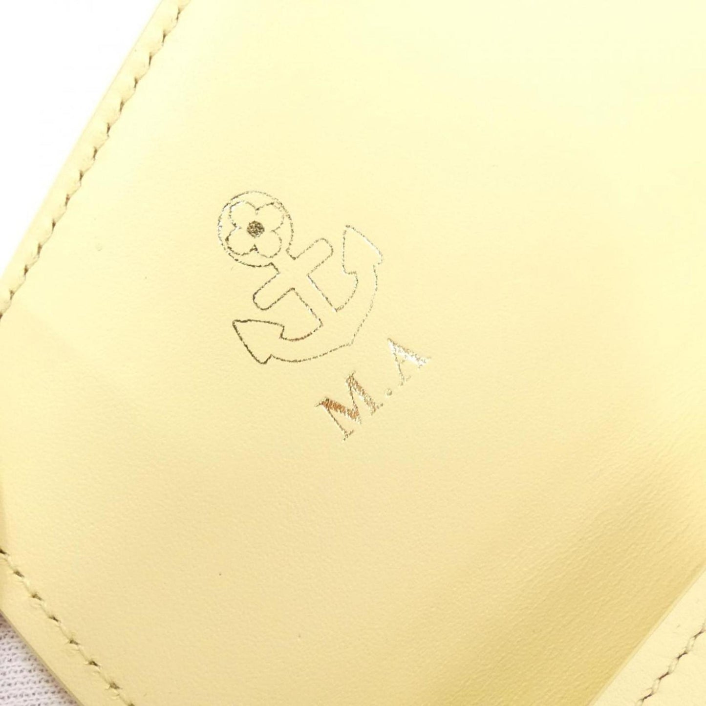 Louis Vuitton Sarah, Yellow, Leather, wallet