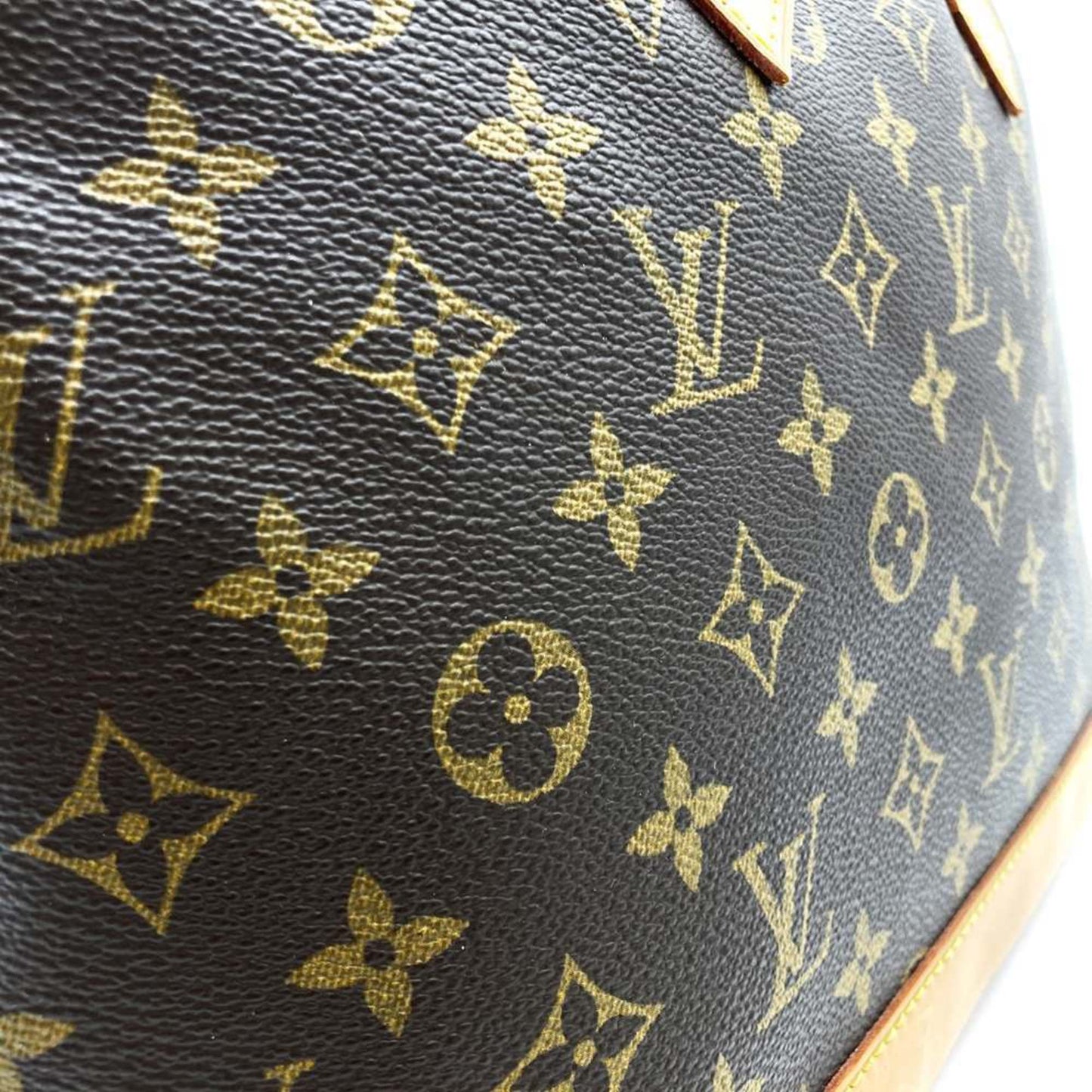 Louis Vuitton Alma, Brown, Canvas, handbag