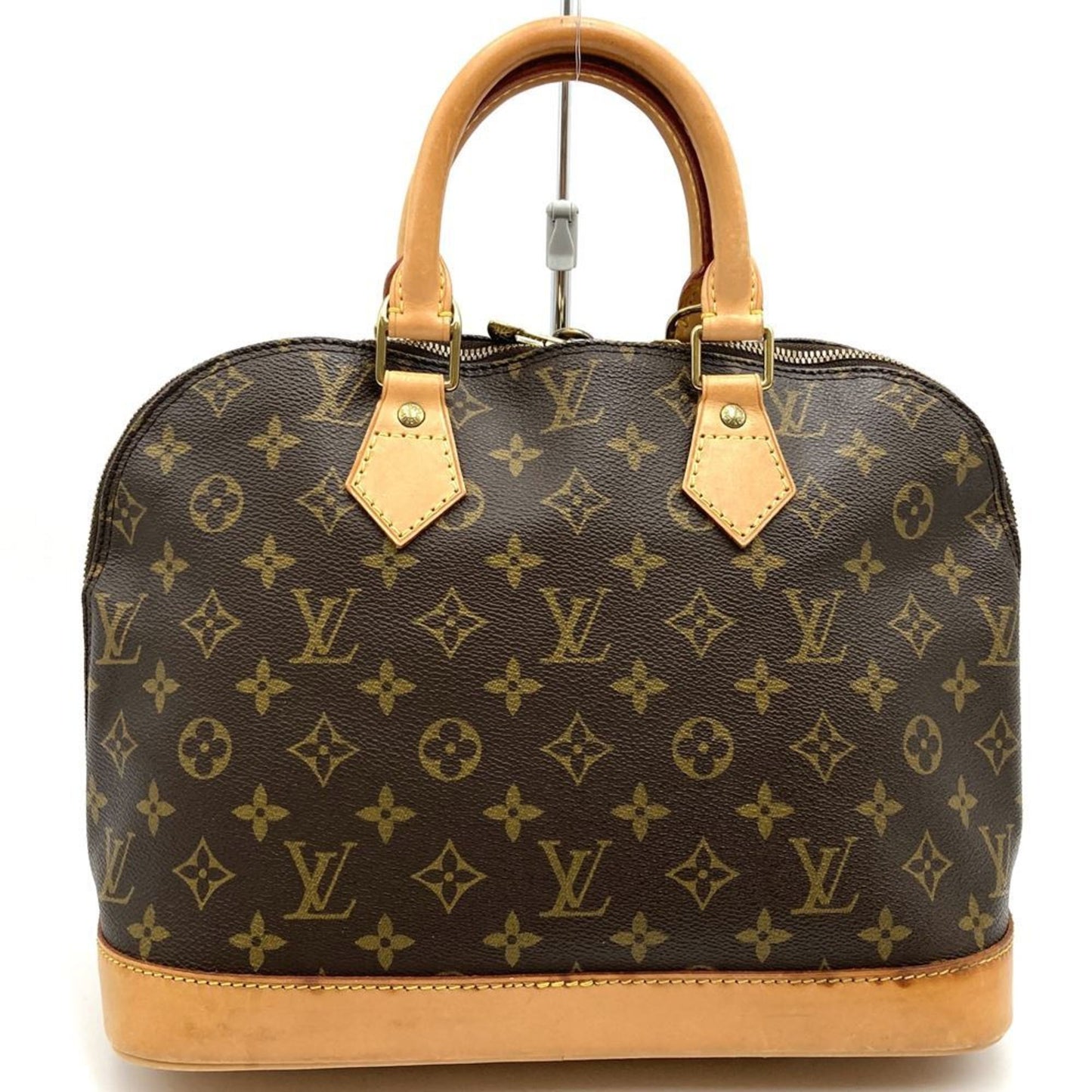 Louis Vuitton Alma, Brown, Canvas, handbag