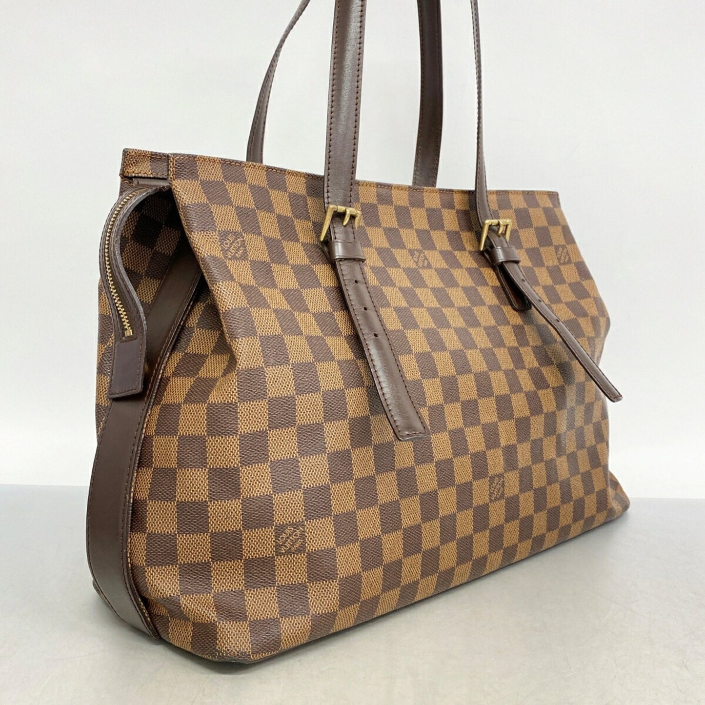 Louis Vuitton Chelsea, Brown, Canvas, tote