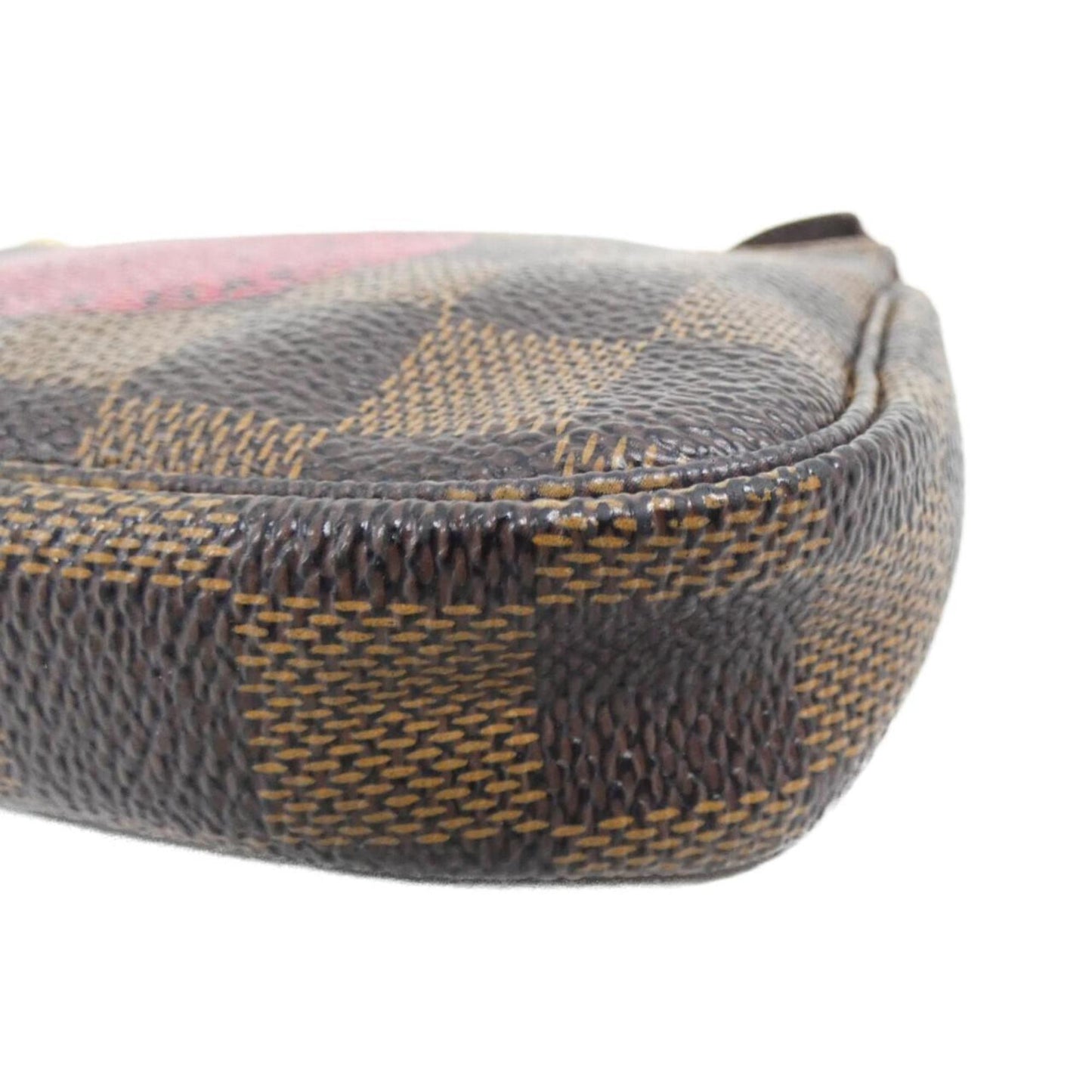 Louis Vuitton Mini Pochette Accessoires, Brown, Canvas, clutch