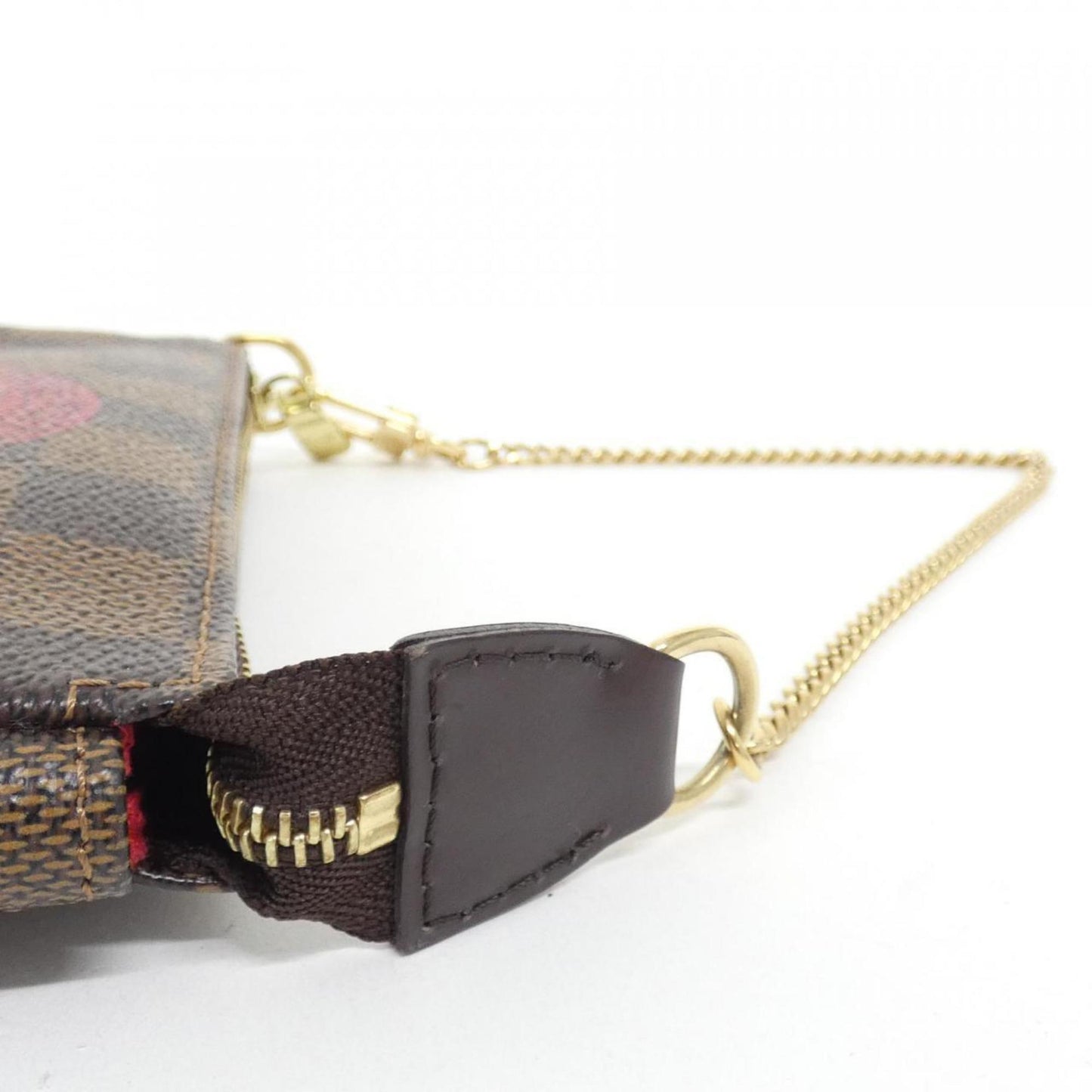 Louis Vuitton Mini Pochette Accessoires, Brown, Canvas, clutch