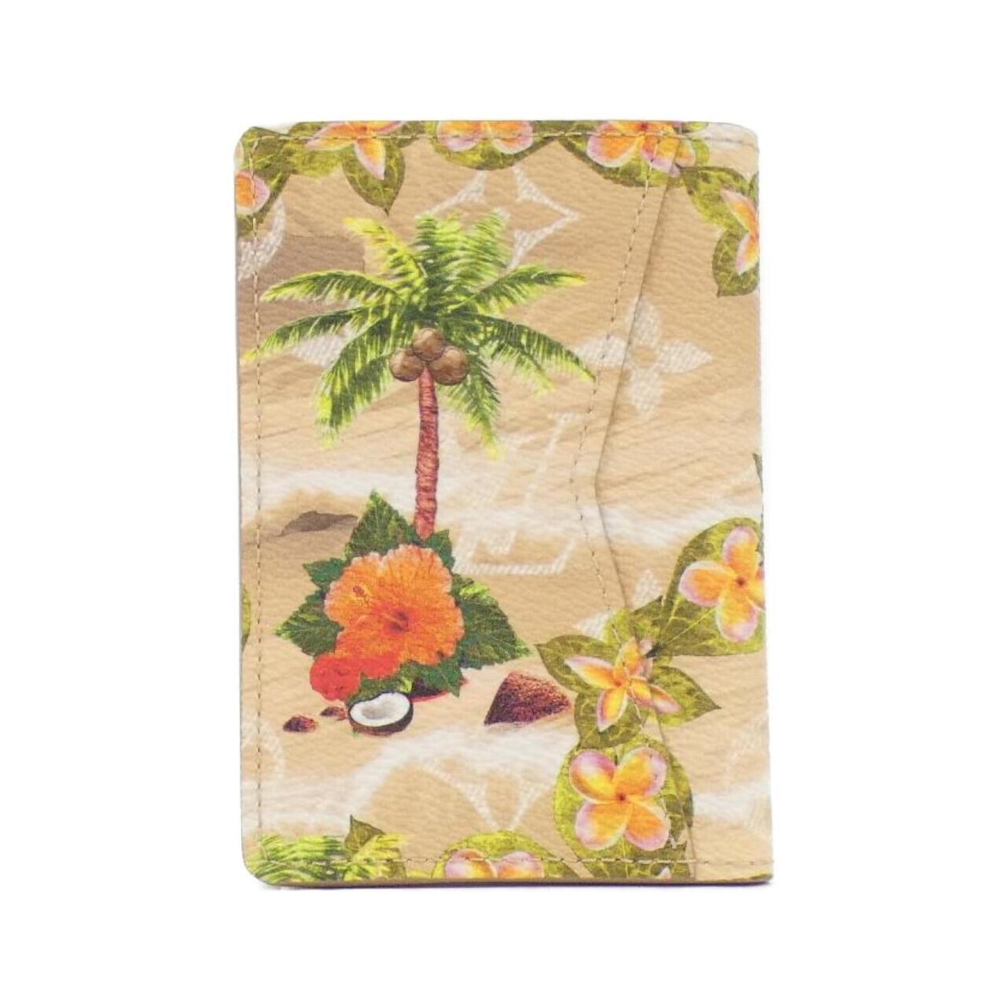 Louis Vuitton Organizer de poche, Beige, Canvas, wallet