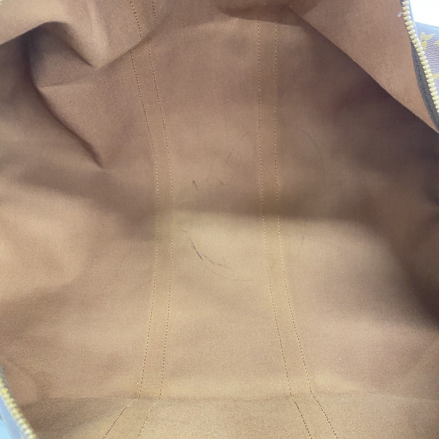 Louis Vuitton Keepall 55, Brown, Canvas, travel