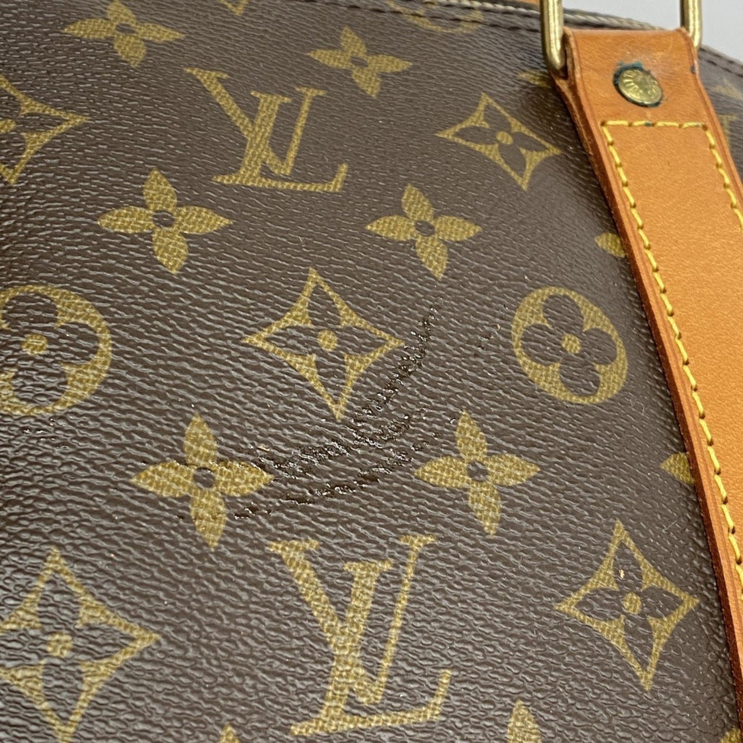 Louis Vuitton Keepall 55, Brown, Canvas, travel